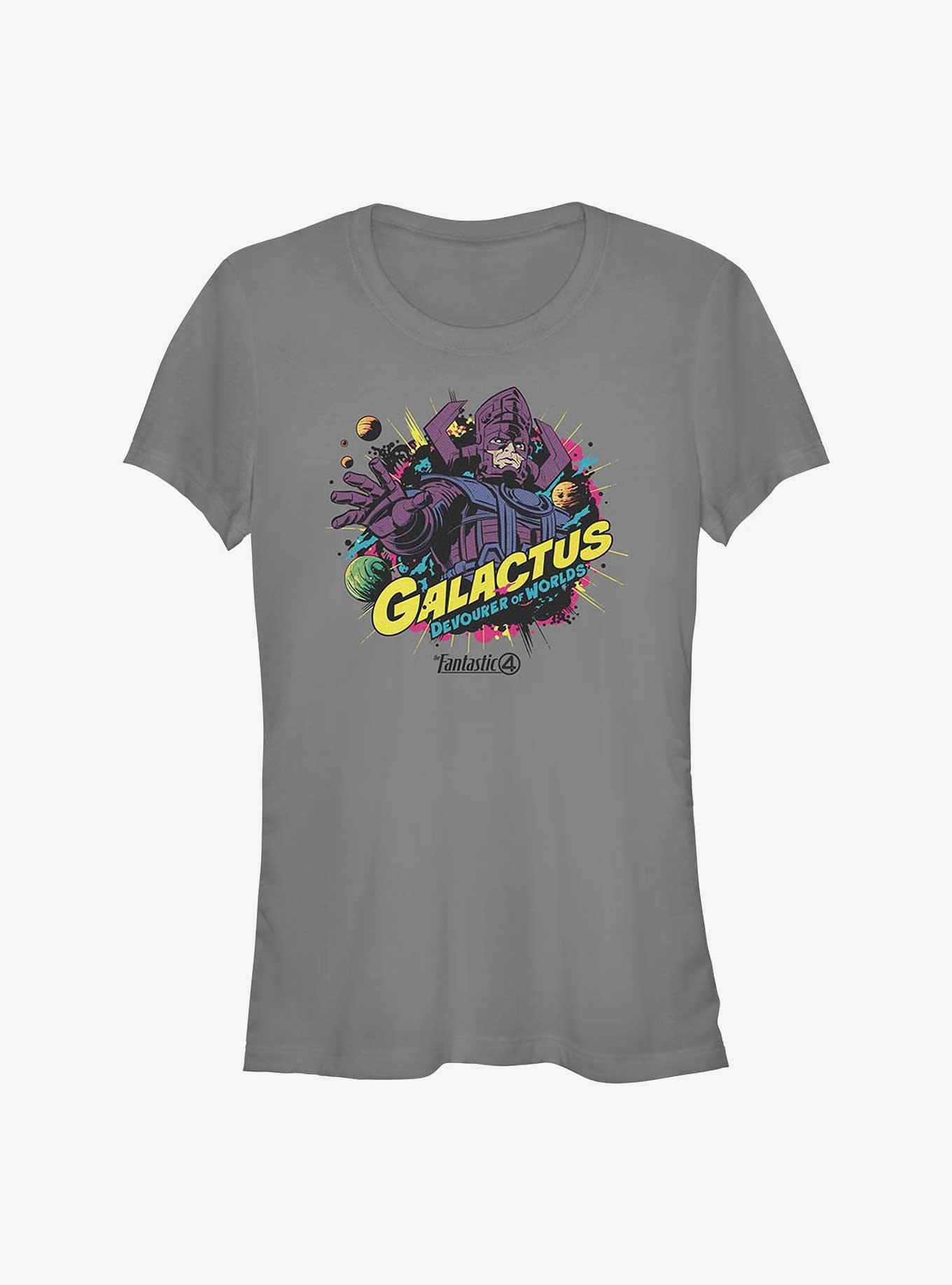 Marvel The Fantastic Four: First Steps Devourer Of World Girls T-Shirt, CHARCOAL, hi-res