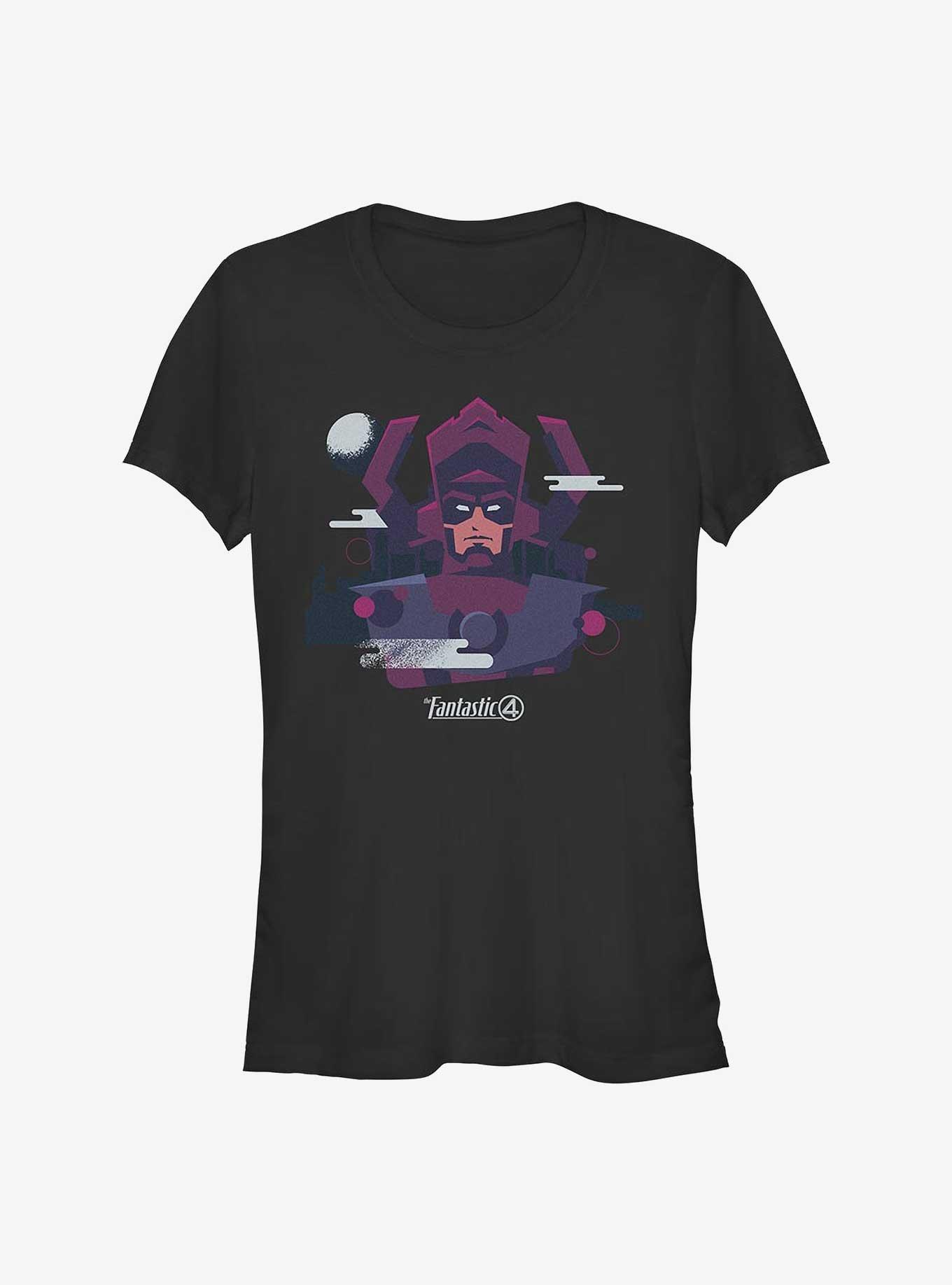 Marvel The Fantastic Four: First Steps Galactus Cosmic Power Girls T-Shirt, BLACK, hi-res