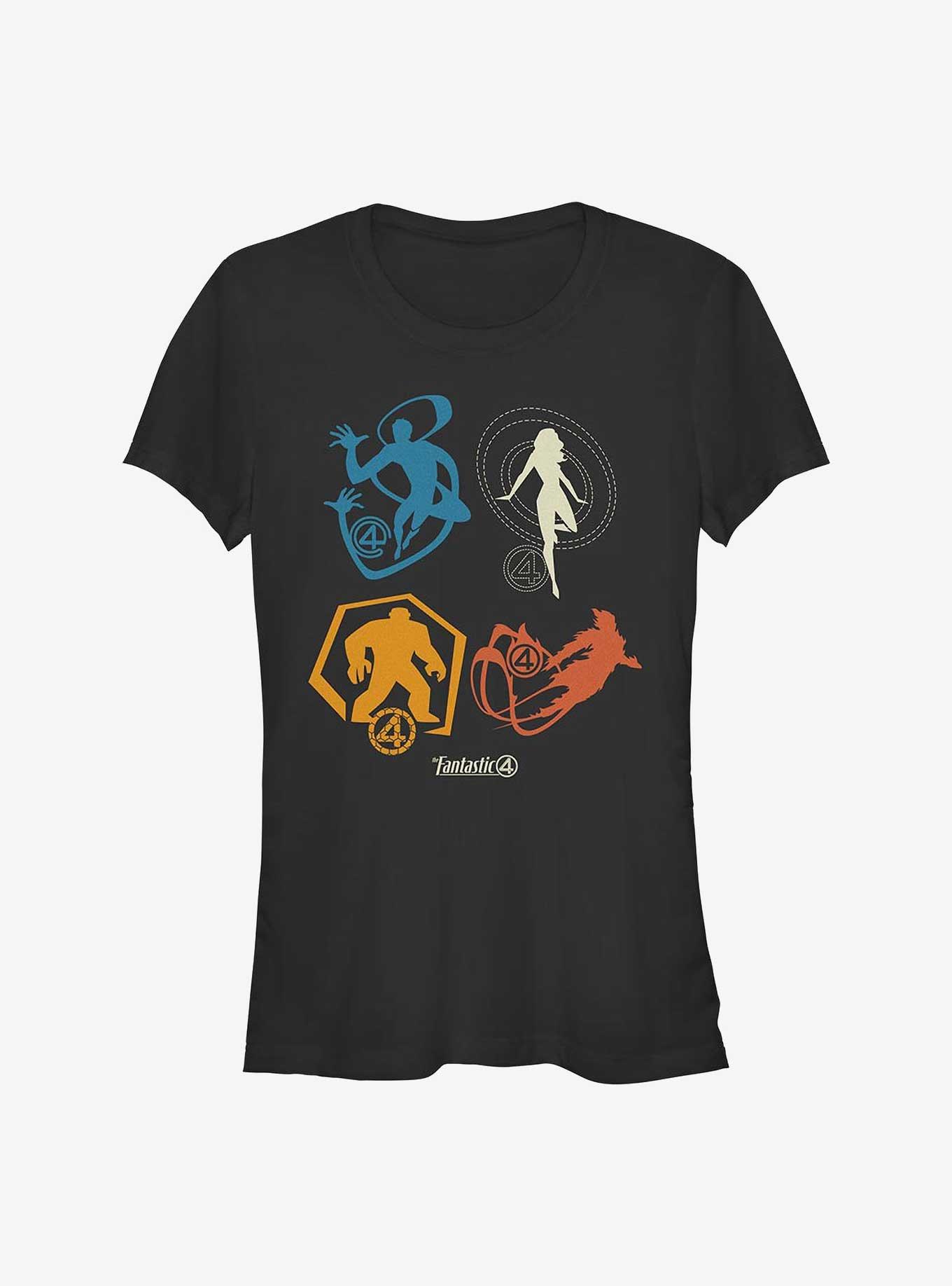 Marvel The Fantastic Four: First Steps Fantastic Icons Girls T-Shirt, BLACK, hi-res