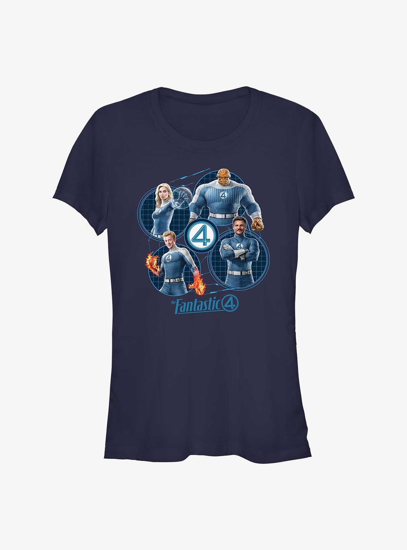 Marvel The Fantastic Four: First Steps Family Team Girls T-Shirt, , hi-res