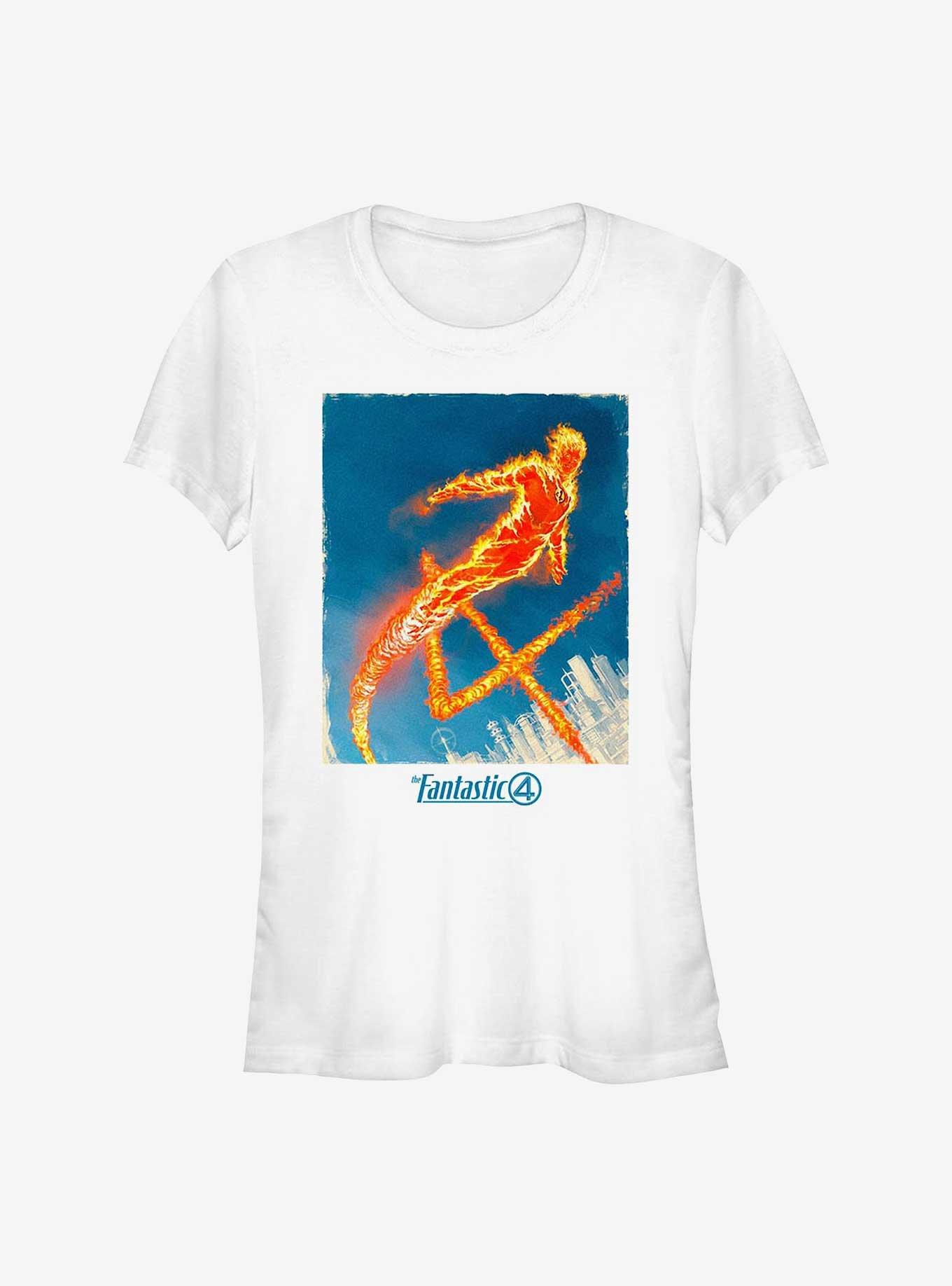 Marvel The Fantastic Four: First Steps The Human Torch Girls T-Shirt, , hi-res