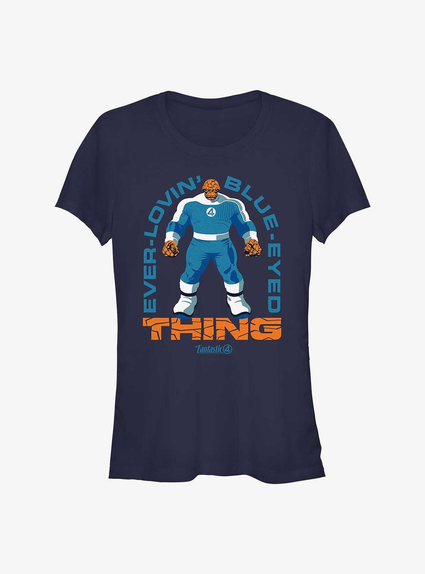 Marvel The Fantastic Four: First Steps Ever Loving Blue Eyed Girls T-Shirt, NAVY, hi-res
