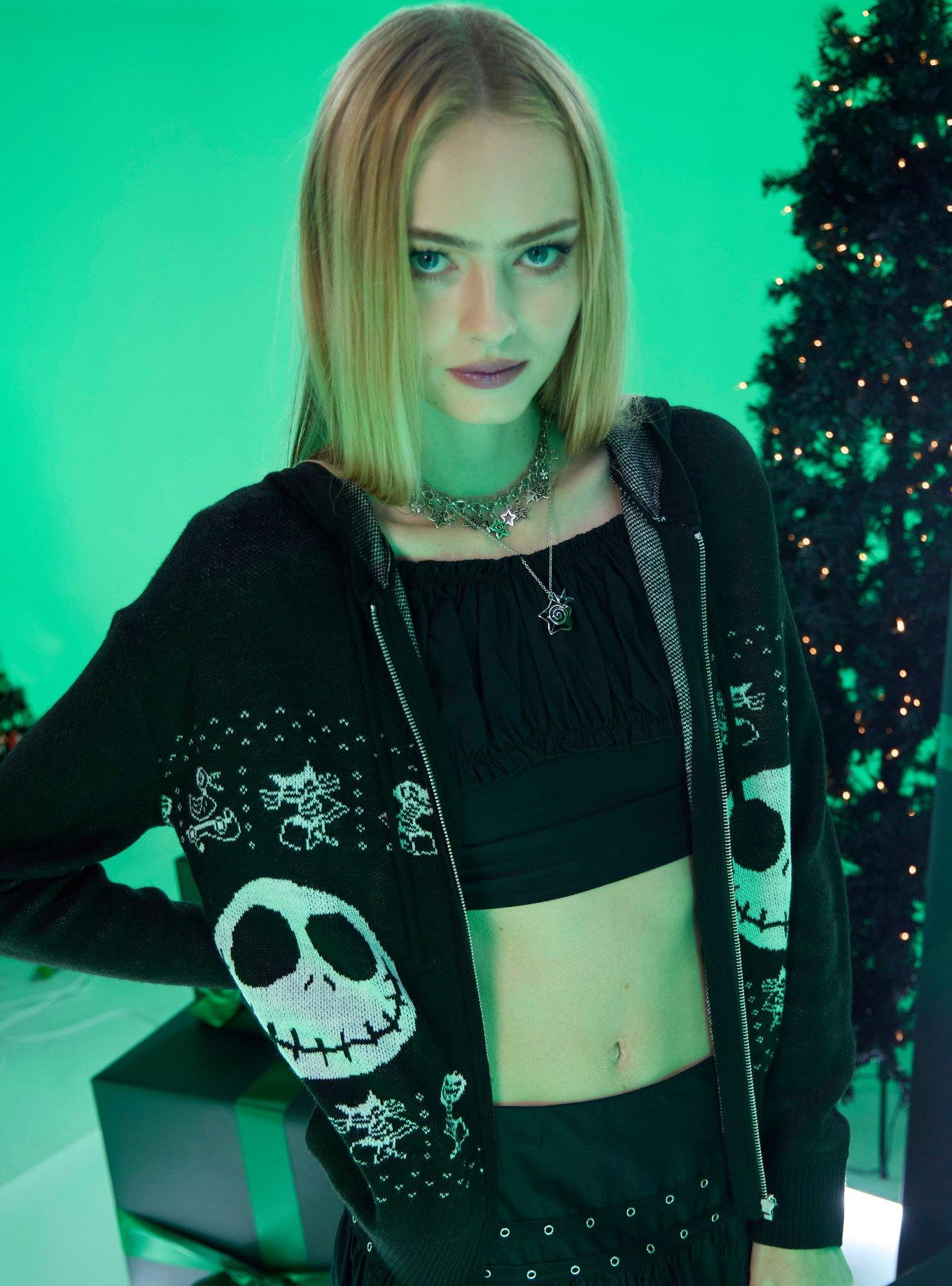 Her Universe The Nightmare Before Christmas Jack Fair Isle Girls Hoodie