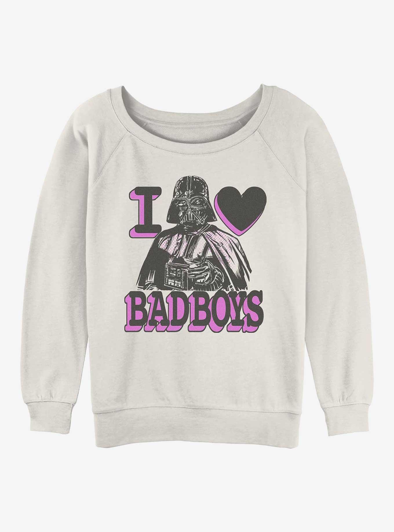 Star Wars Bad Love Girls Slouchy Sweatshirt, EGRET, hi-res