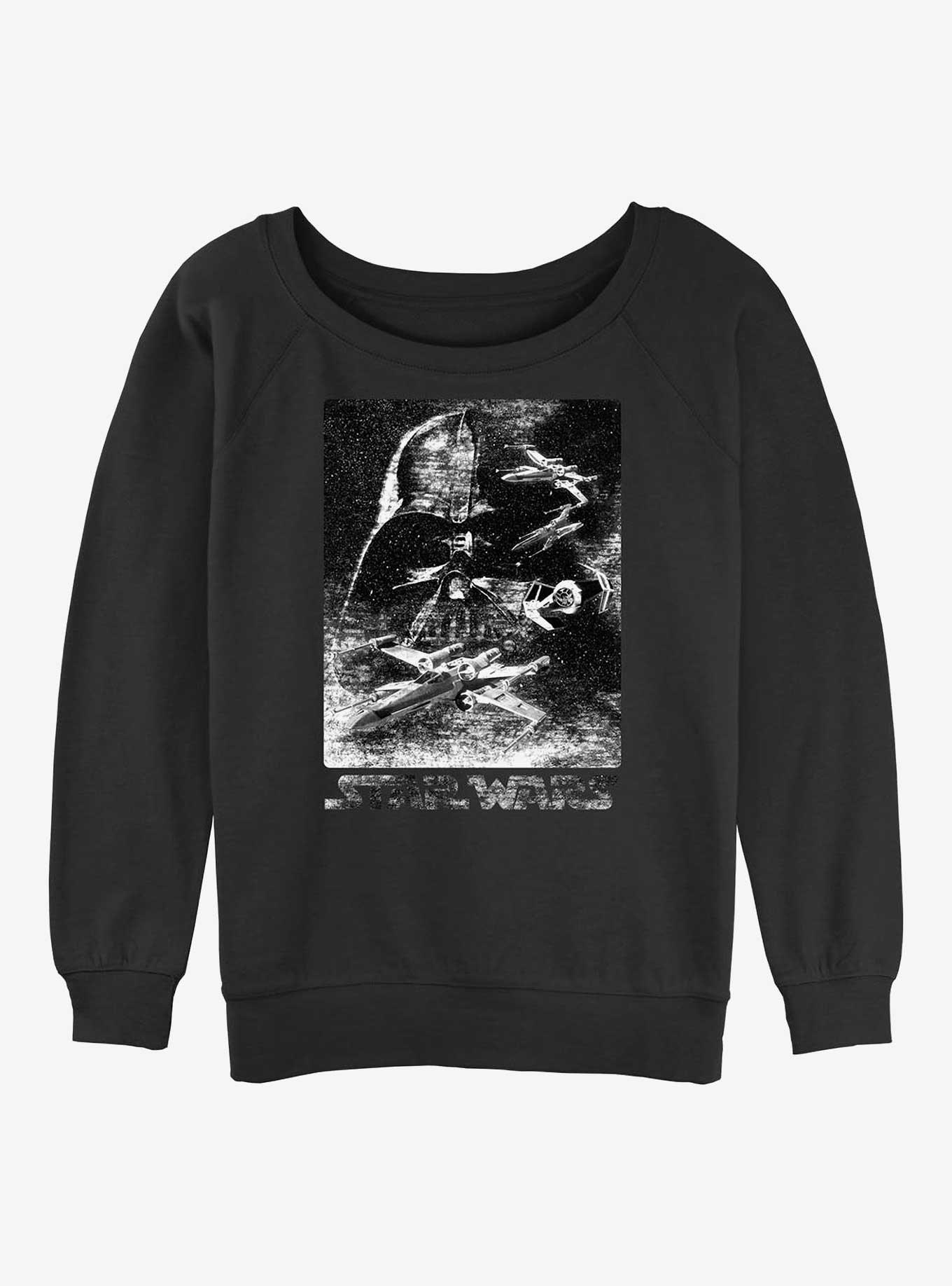 Star Wars Static Avenger Girls Slouchy Sweatshirt, BLACK, hi-res