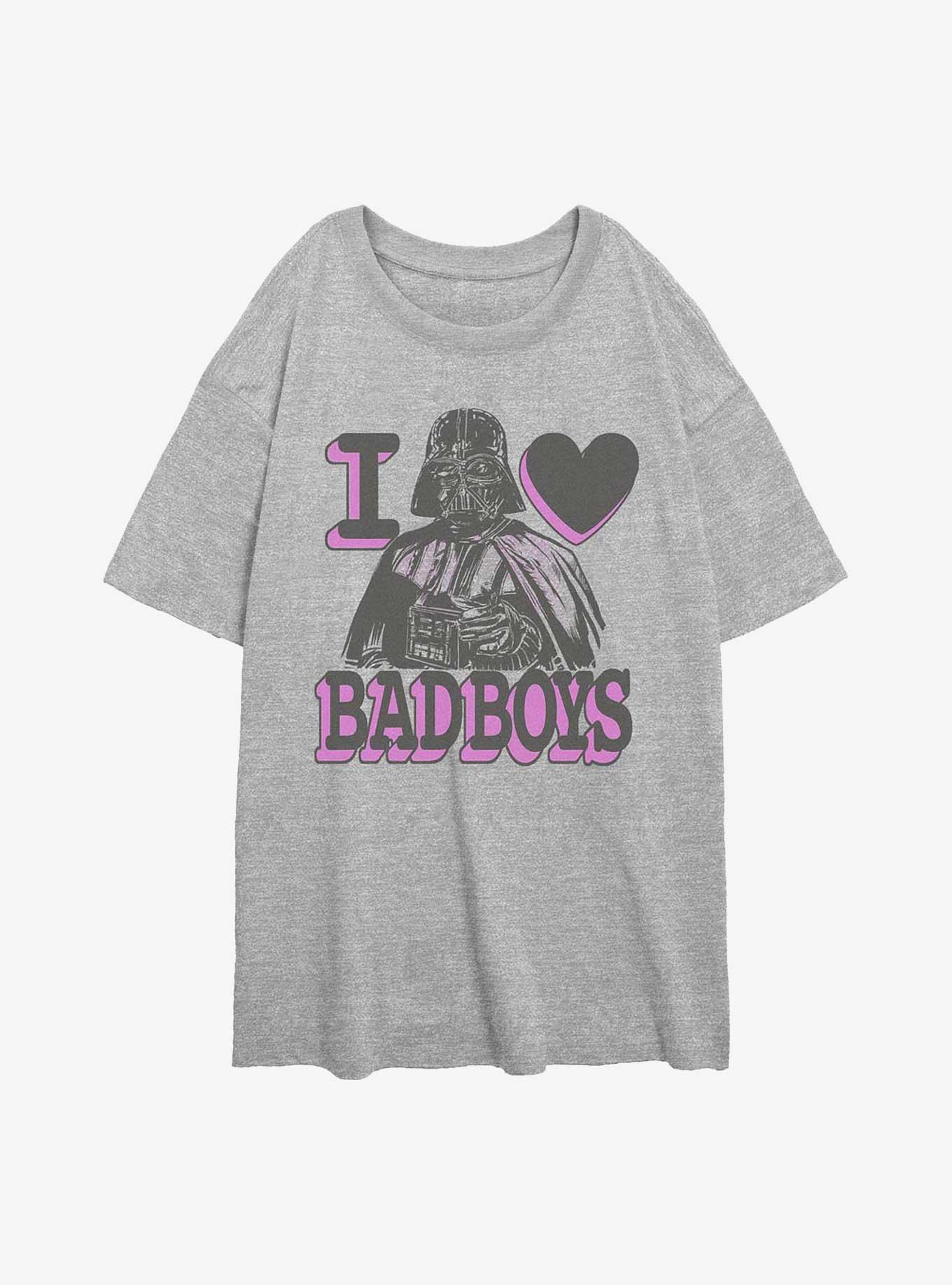 Star Wars Bad Love Girls Oversized T-Shirt, ATH HTR, hi-res