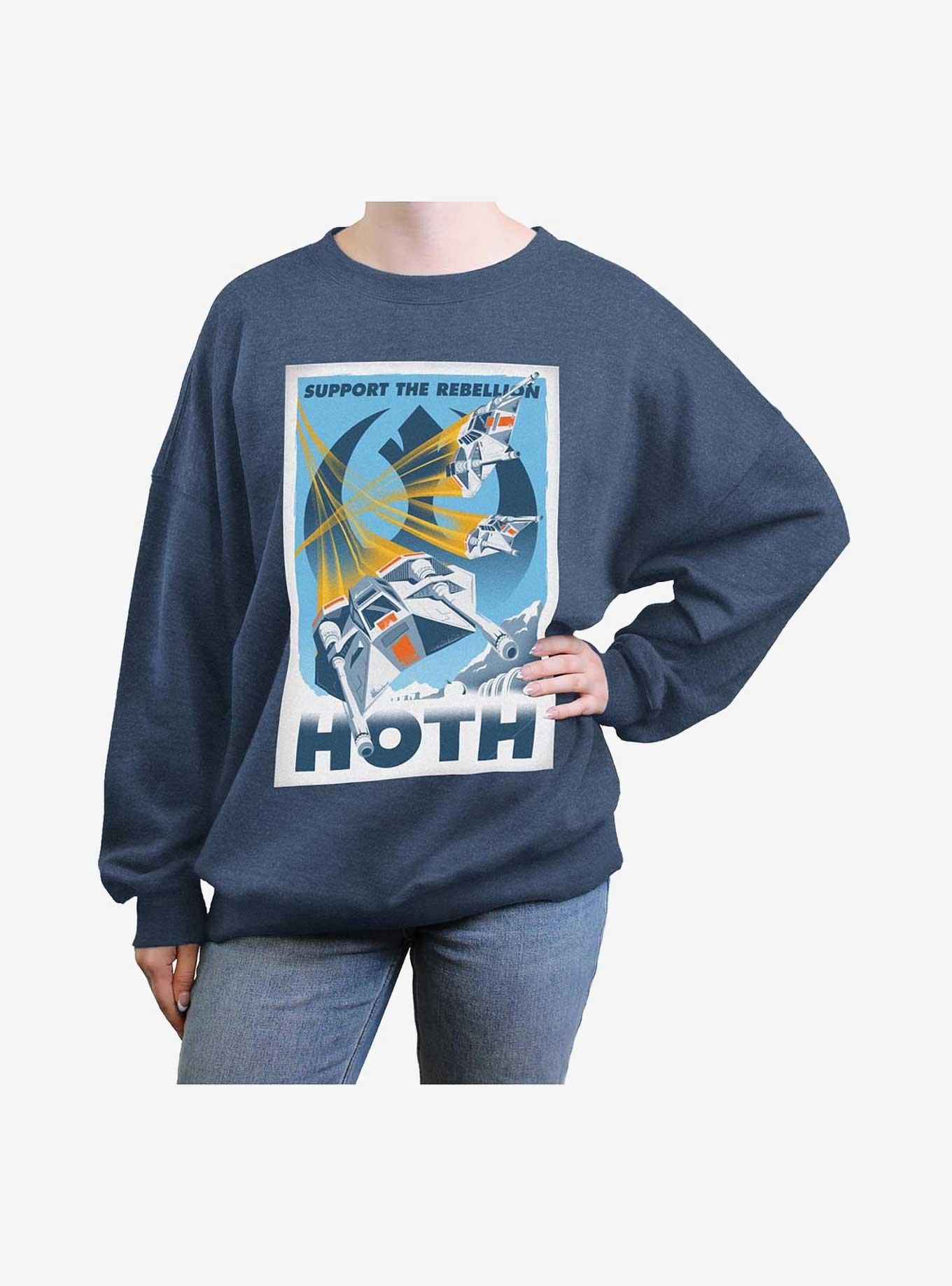Star Wars Rebellion Support Girls Oversized Sweatshirt, , hi-res