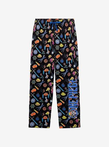 その他 BARK AT THE MOON graphic print pants graphic print pants