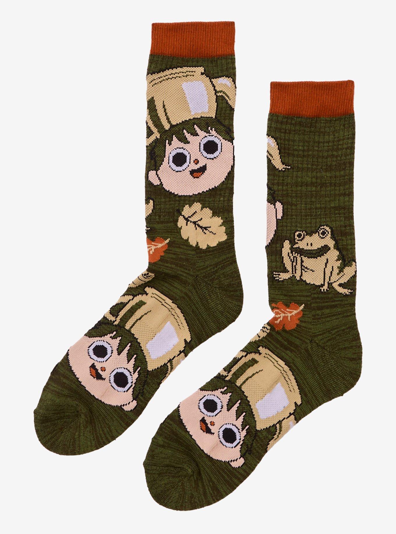 Over The Garden Wall Greg Allover Print Crew Socks - BoxLunch