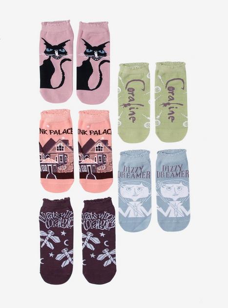 Coraline Icons Scalloped Sock Set — BoxLunch Exclusive | BoxLunch