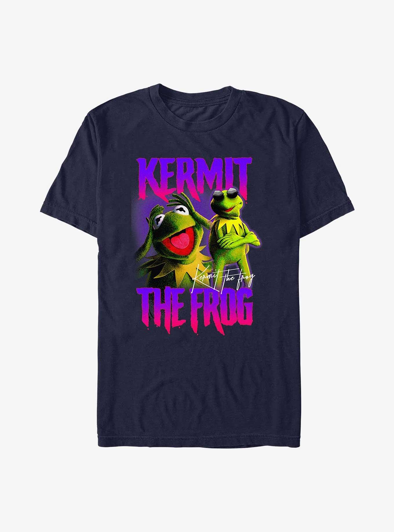 Disney The Muppets Neff Kermit Rocker T-Shirt, NAVY, hi-res
