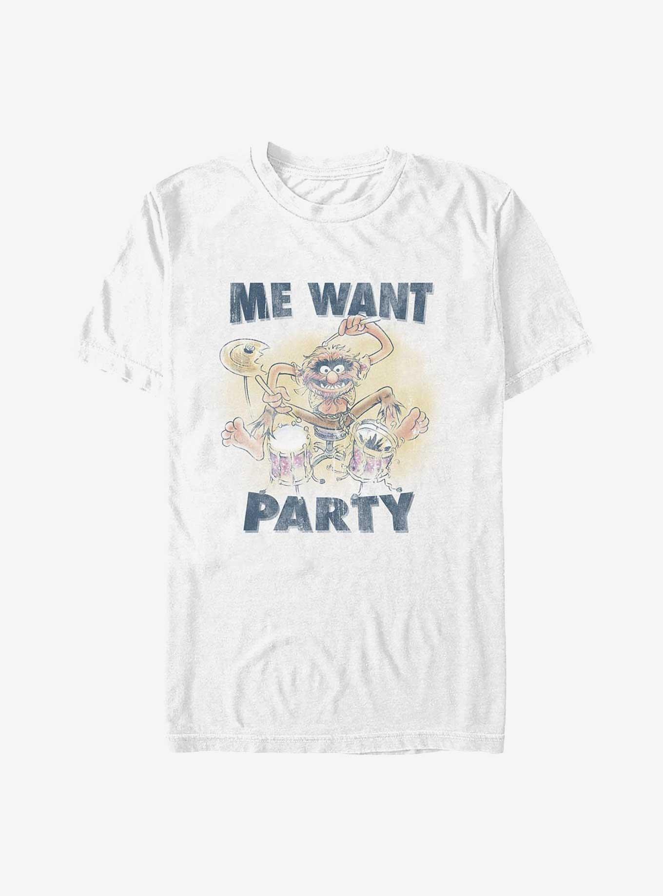 Disney The Muppets Party Like Animal T-Shirt, WHITE, hi-res