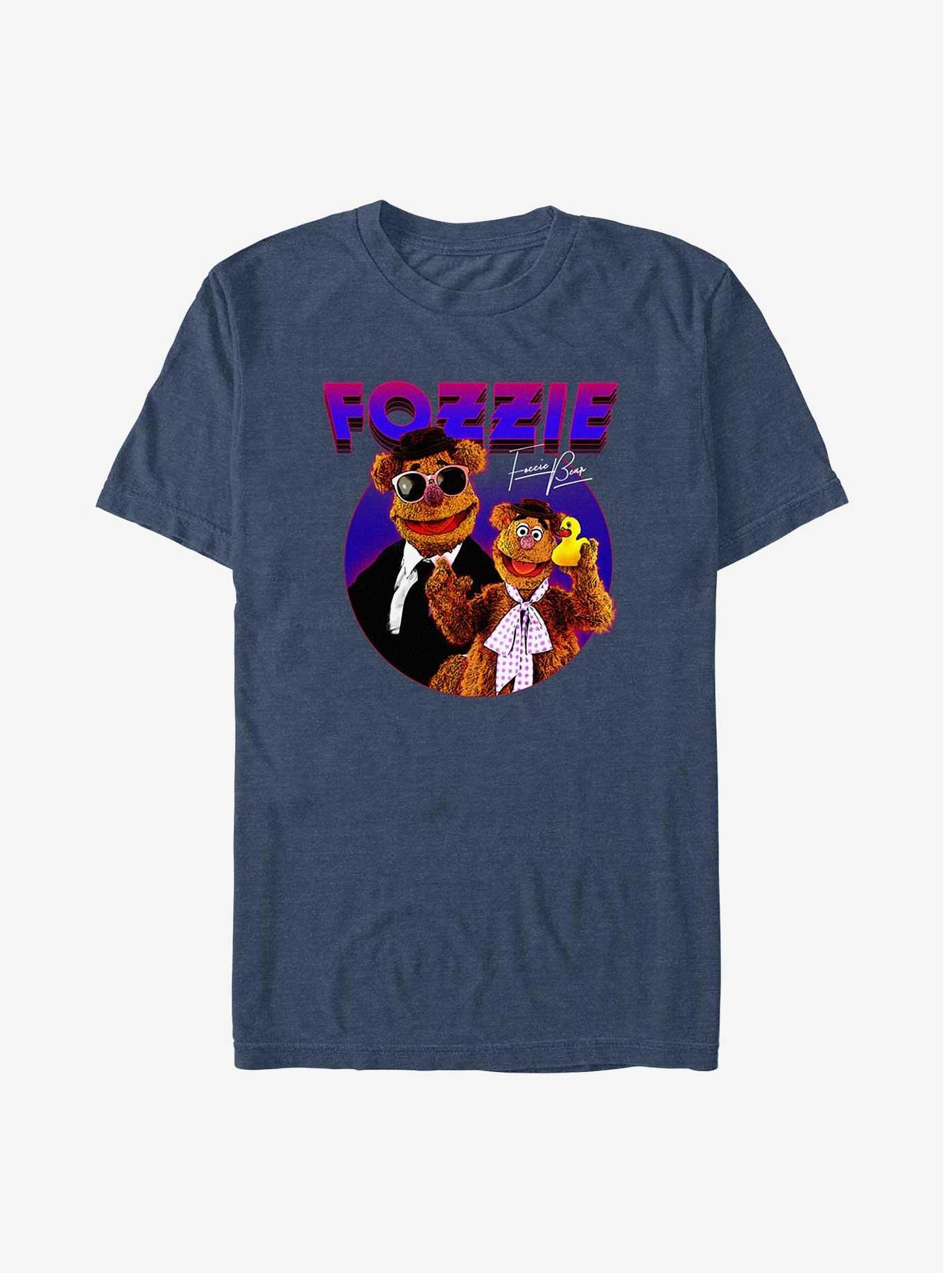 Disney The Muppets Neff Fozzie Duck T-Shirt, NAVY HTR, hi-res