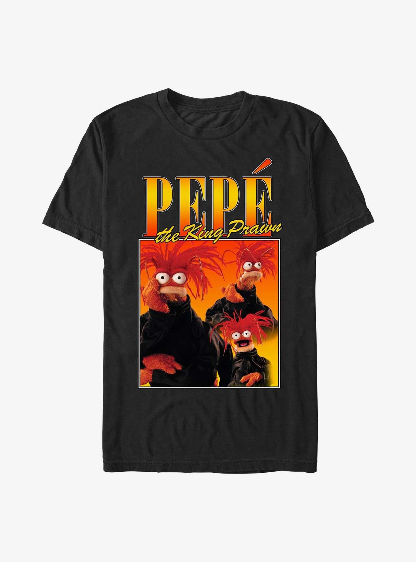 Disney The Muppets Pepe King Prawn T-Shirt, BLACK, hi-res