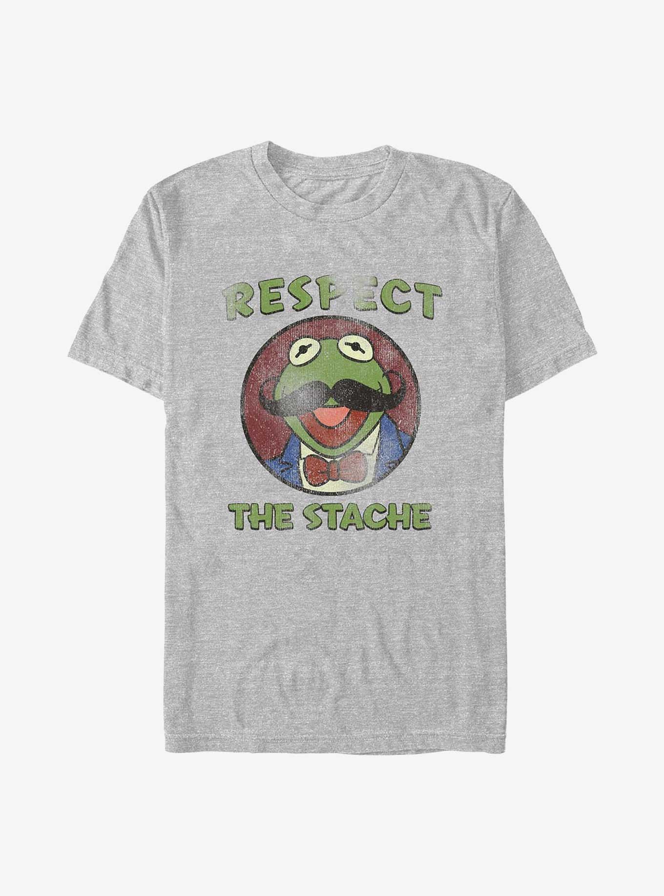 Disney The Muppets Respect Stache T-Shirt, ATH HTR, hi-res