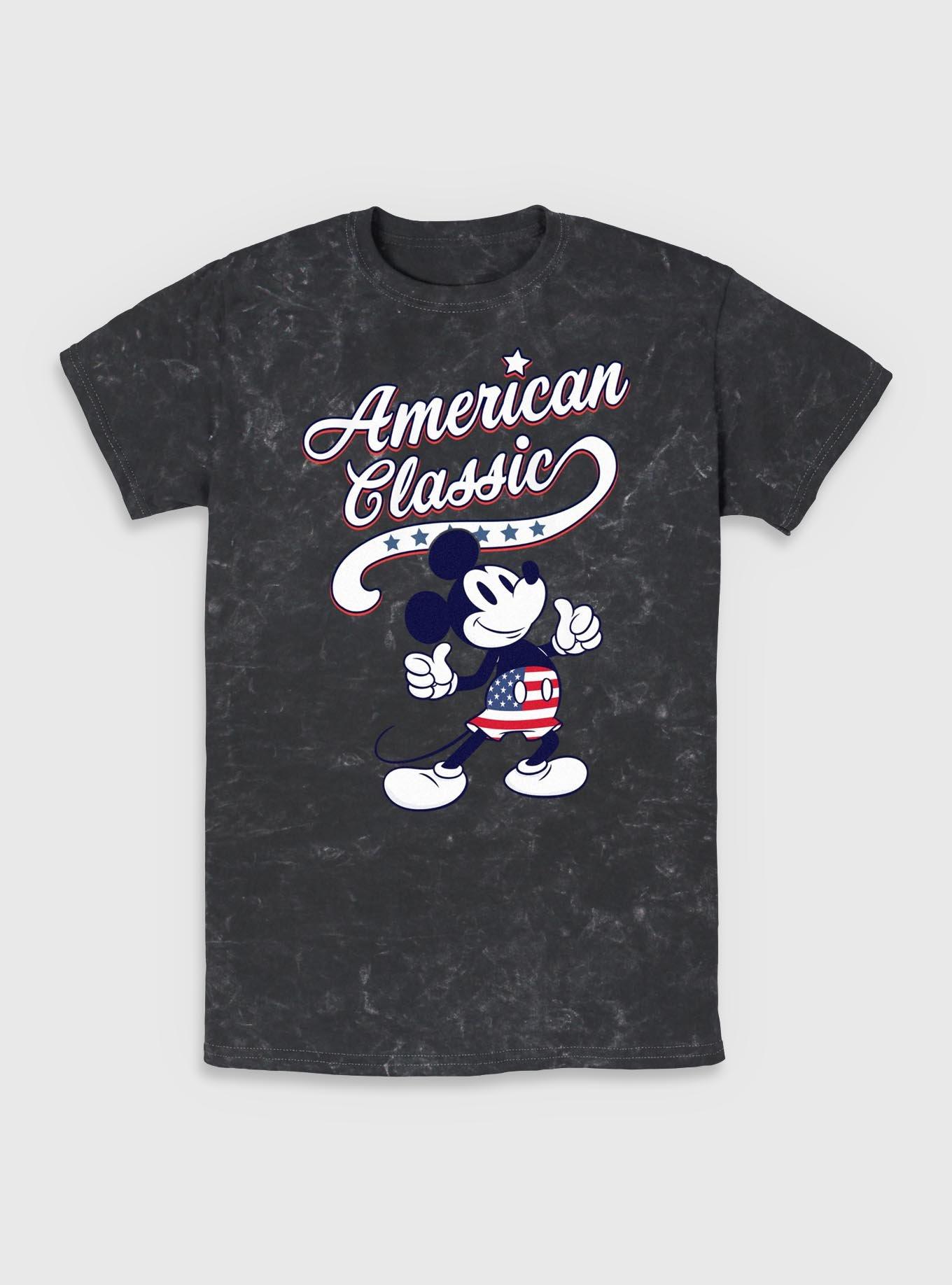 Disney Mickey Mouse American Classic Mineral Wash T-Shirt, , hi-res