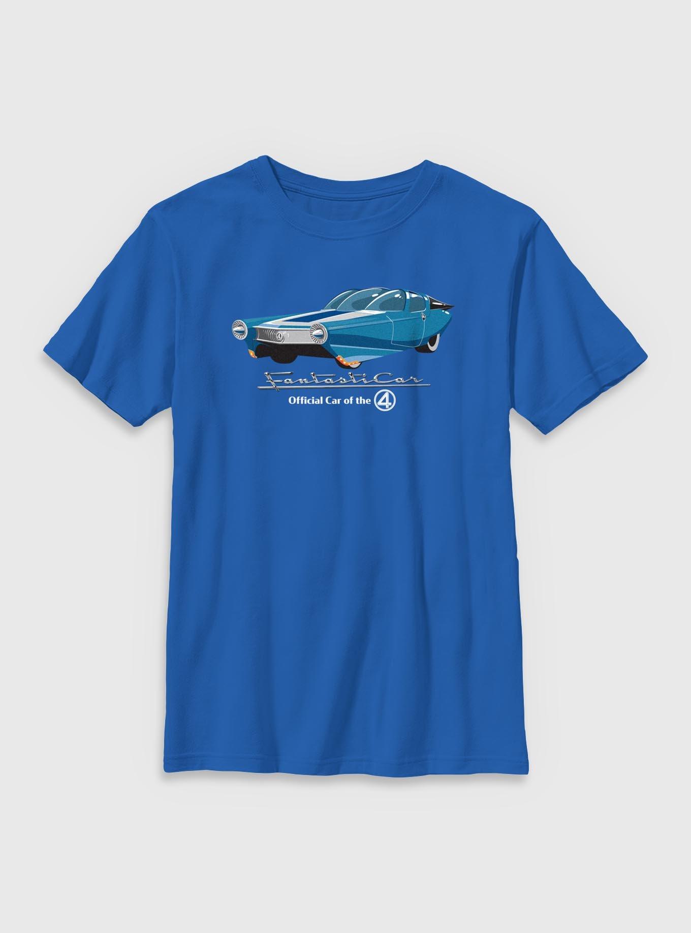 Marvel The Fantastic Four: First Steps Official Car The Fantasticar Youth T-Shirt, , hi-res