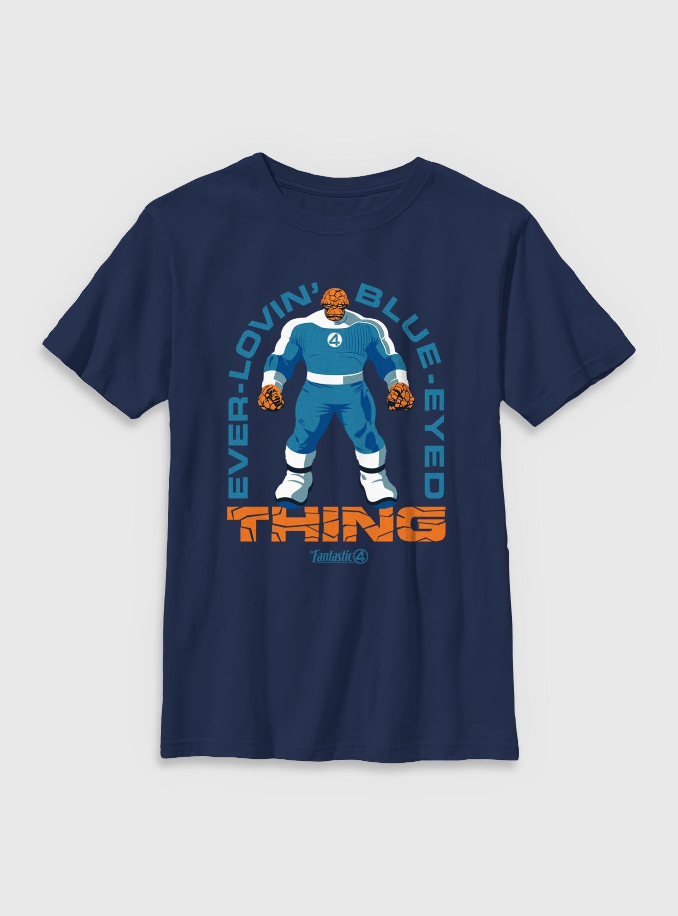 Marvel The Fantastic Four: First Steps Ever-Lovin Blue-Eyed The Thing Youth T-Shirt