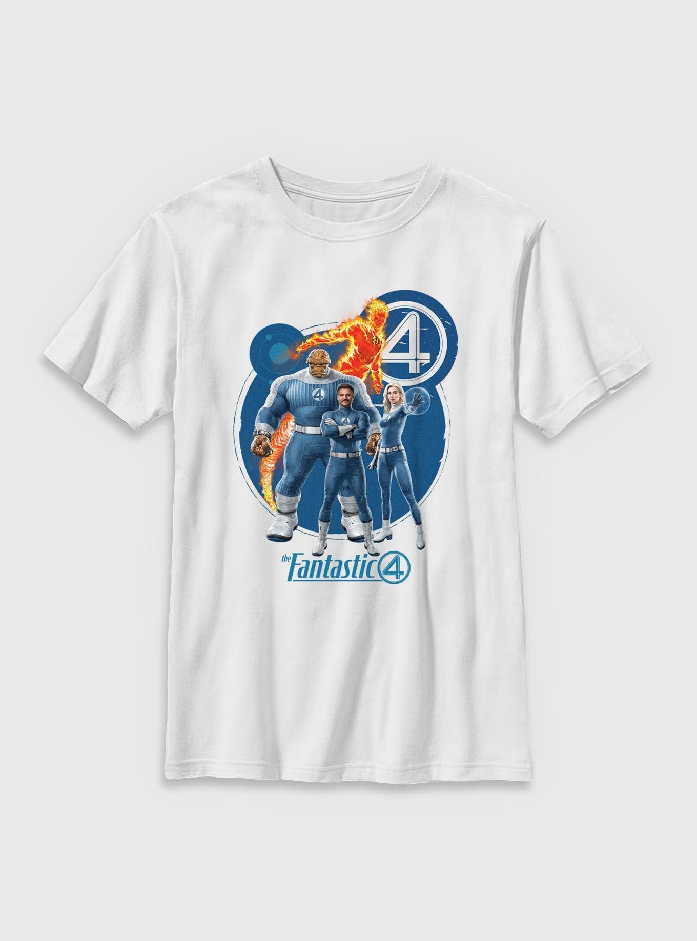 Marvel The Fantastic Four: First Steps Team Youth T-Shirt, , hi-res