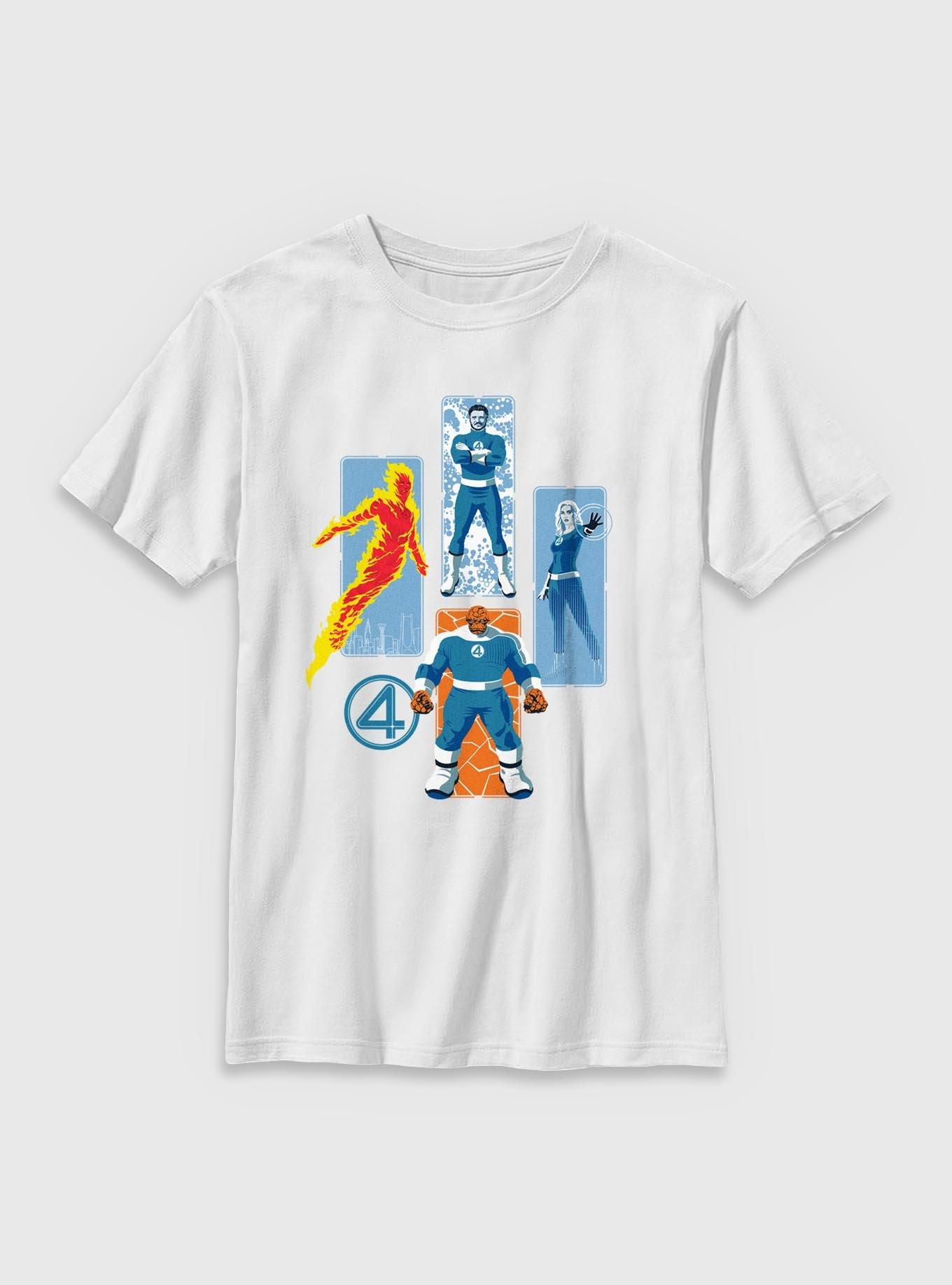 Marvel The Fantastic Four: First Steps Family Of Heroes Youth T-Shirt, , hi-res