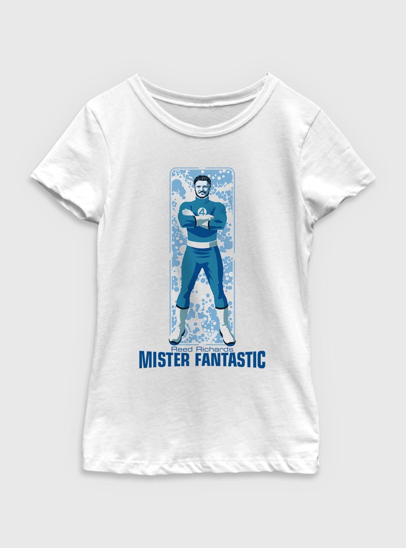 Marvel The Fantastic Four: First Steps Mister Fantastic Reed Richards Youth Girls T-Shirt