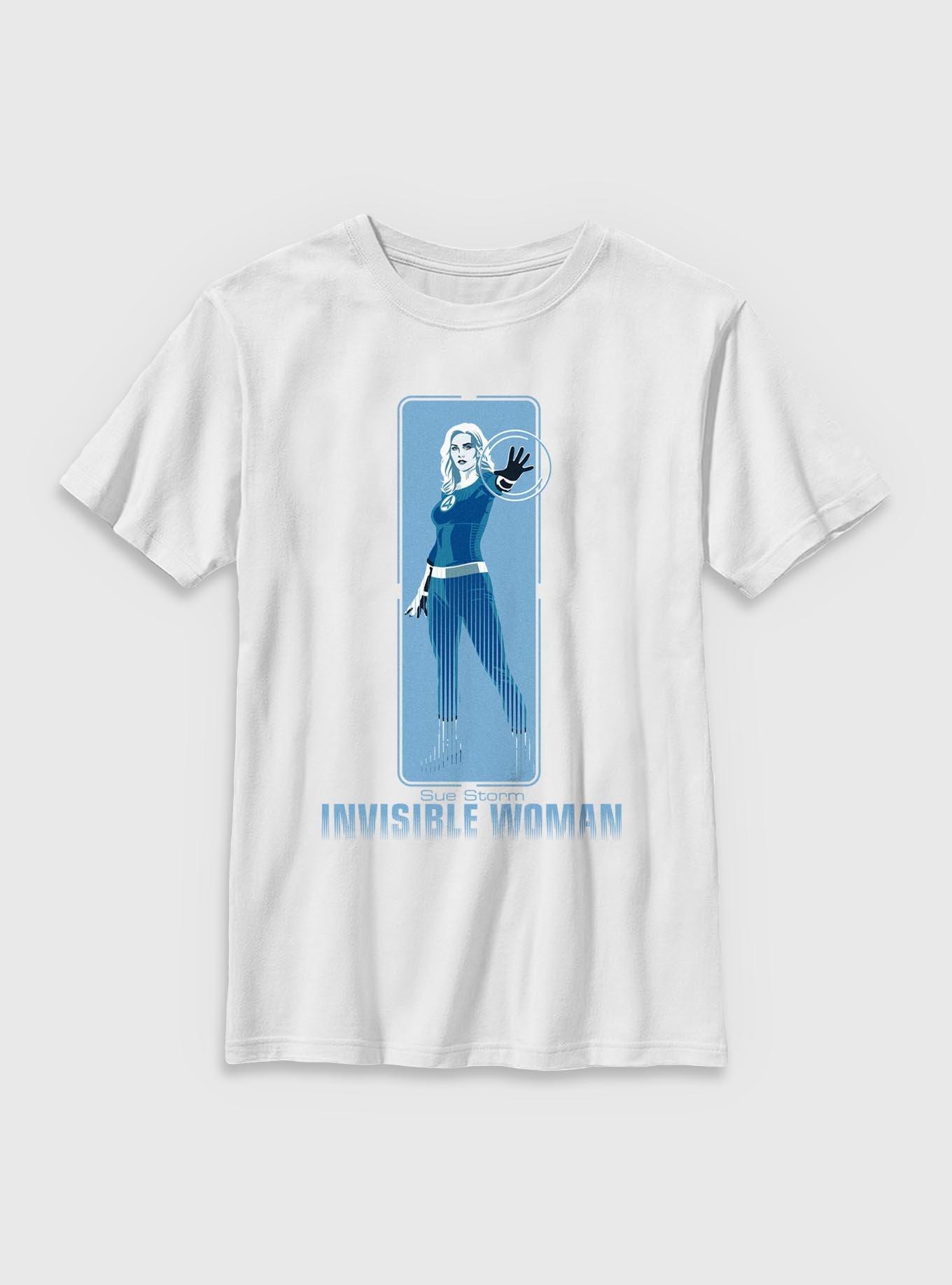 Marvel The Fantastic Four: First Steps Invisible Woman Sue Storm Youth T-Shirt, , hi-res