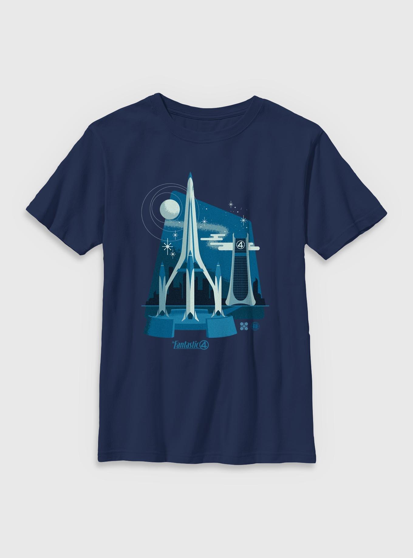 Marvel The Fantastic Four: First Steps Ready For Launch Youth T-Shirt