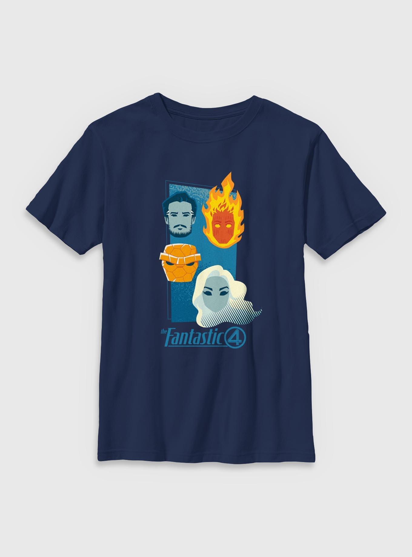 Marvel The Fantastic Four: First Steps Heads Youth T-Shirt, , hi-res