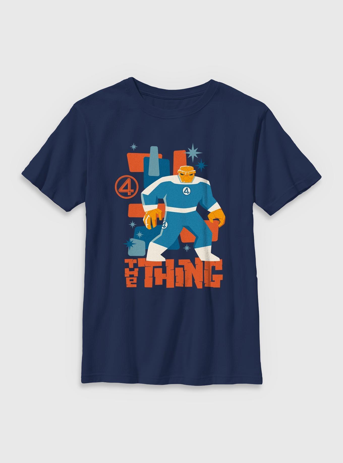 Marvel The Fantastic Four: First Steps The Thing Vintage Youth T-Shirt, , hi-res
