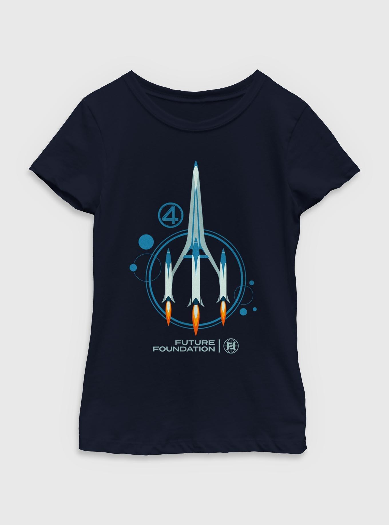Marvel The Fantastic Four: First Steps Future Foundation Rocket Youth Girls T-Shirt, , hi-res
