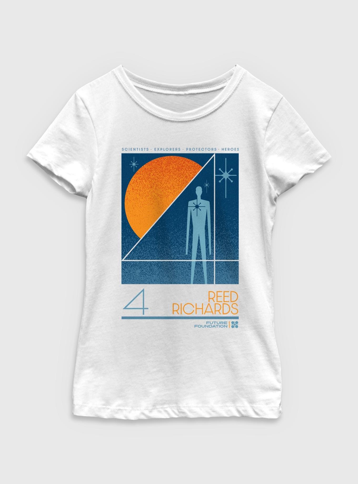 Marvel The Fantastic Four: First Steps Future Foundation Reed Richards Youth Girls T-Shirt, , hi-res