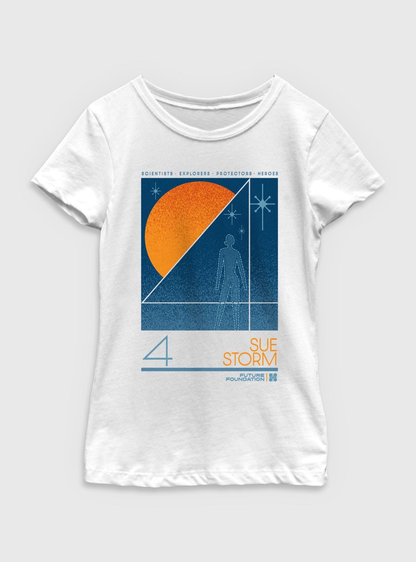 Marvel The Fantastic Four: First Steps Future Foundation Sue Storm Youth Girls T-Shirt, , hi-res