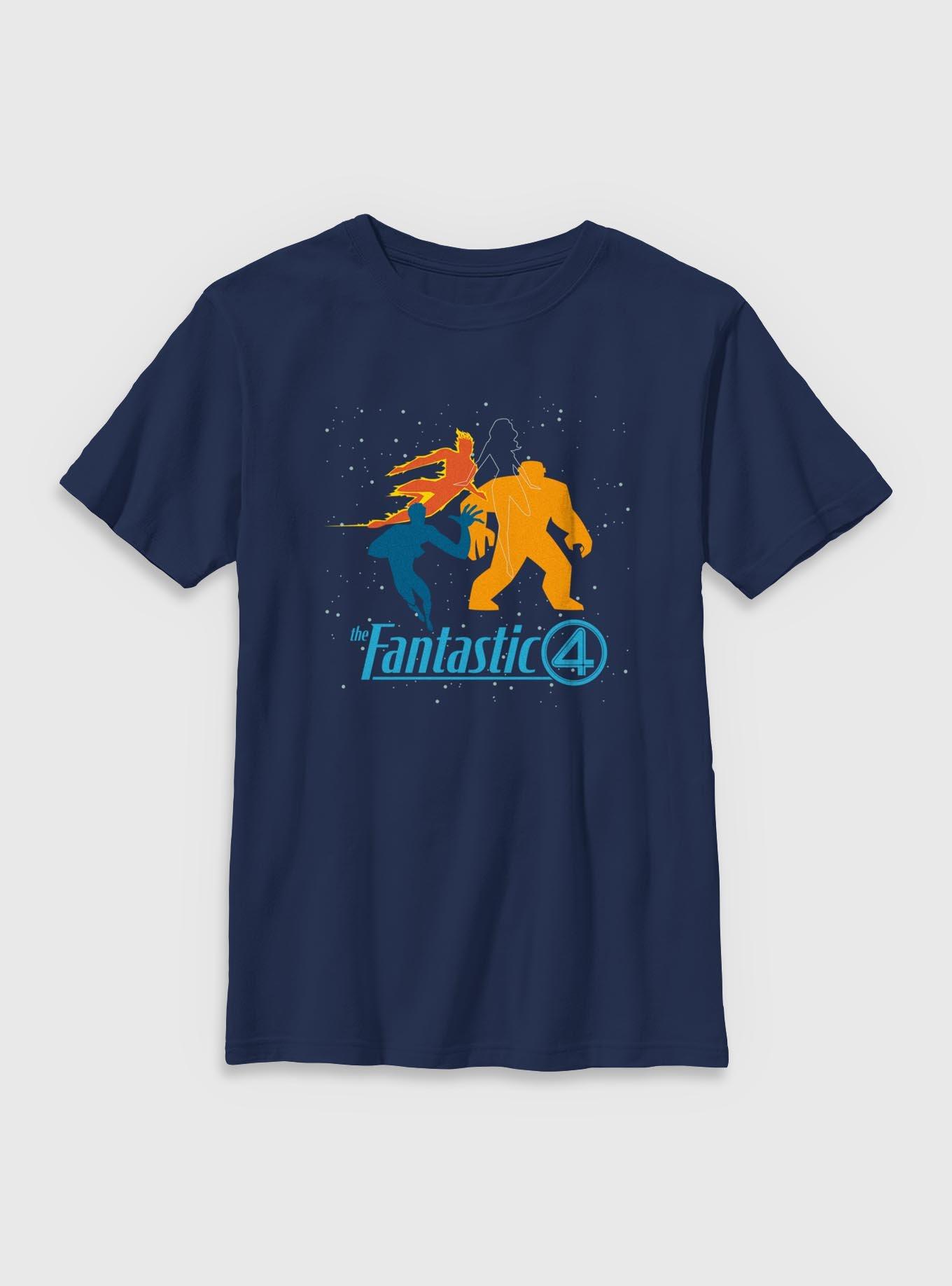 Marvel The Fantastic Four: First Steps Team Silhouette Youth T-Shirt, , hi-res