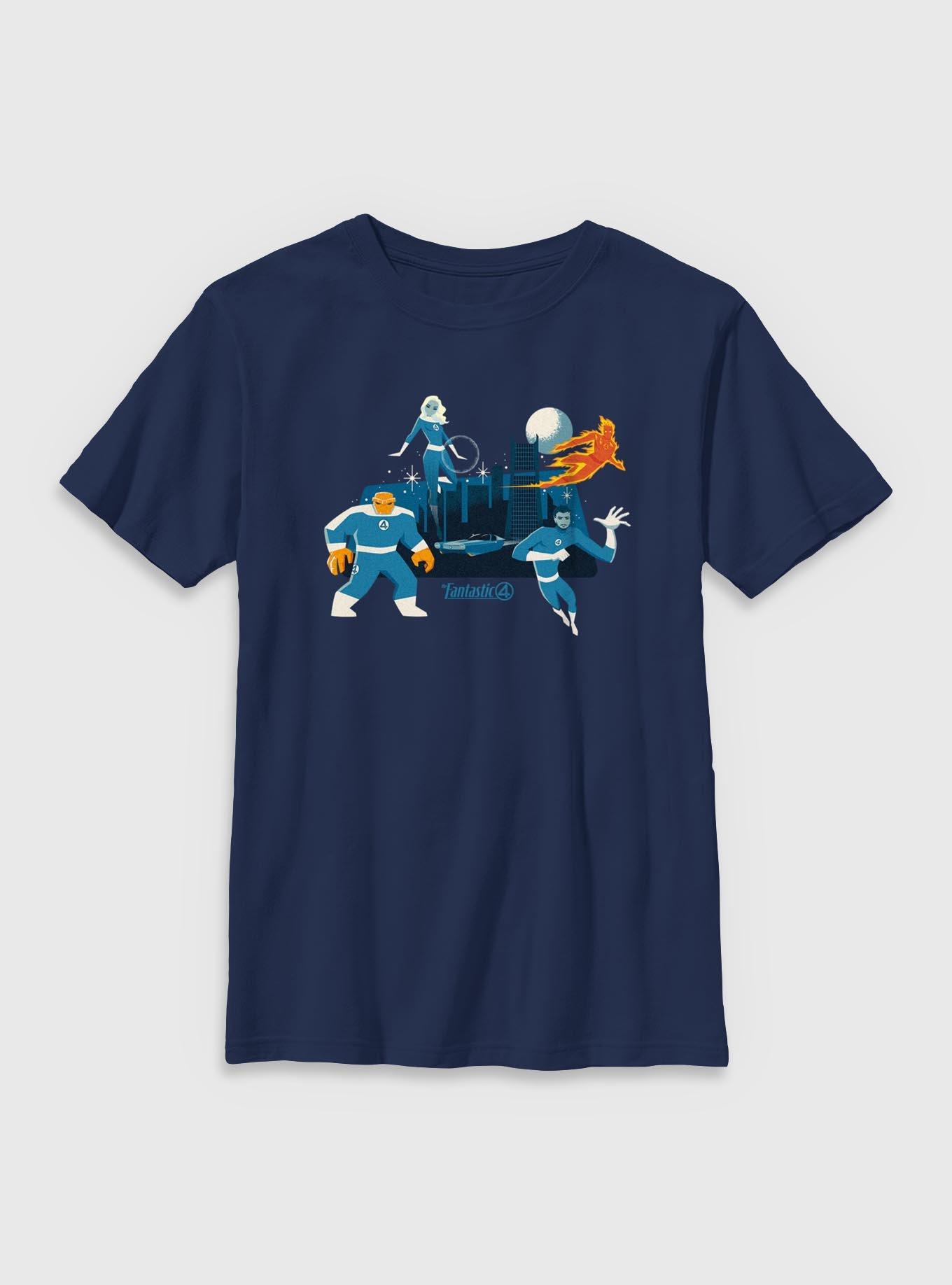 Marvel The Fantastic Four: First Steps City Youth T-Shirt, , hi-res