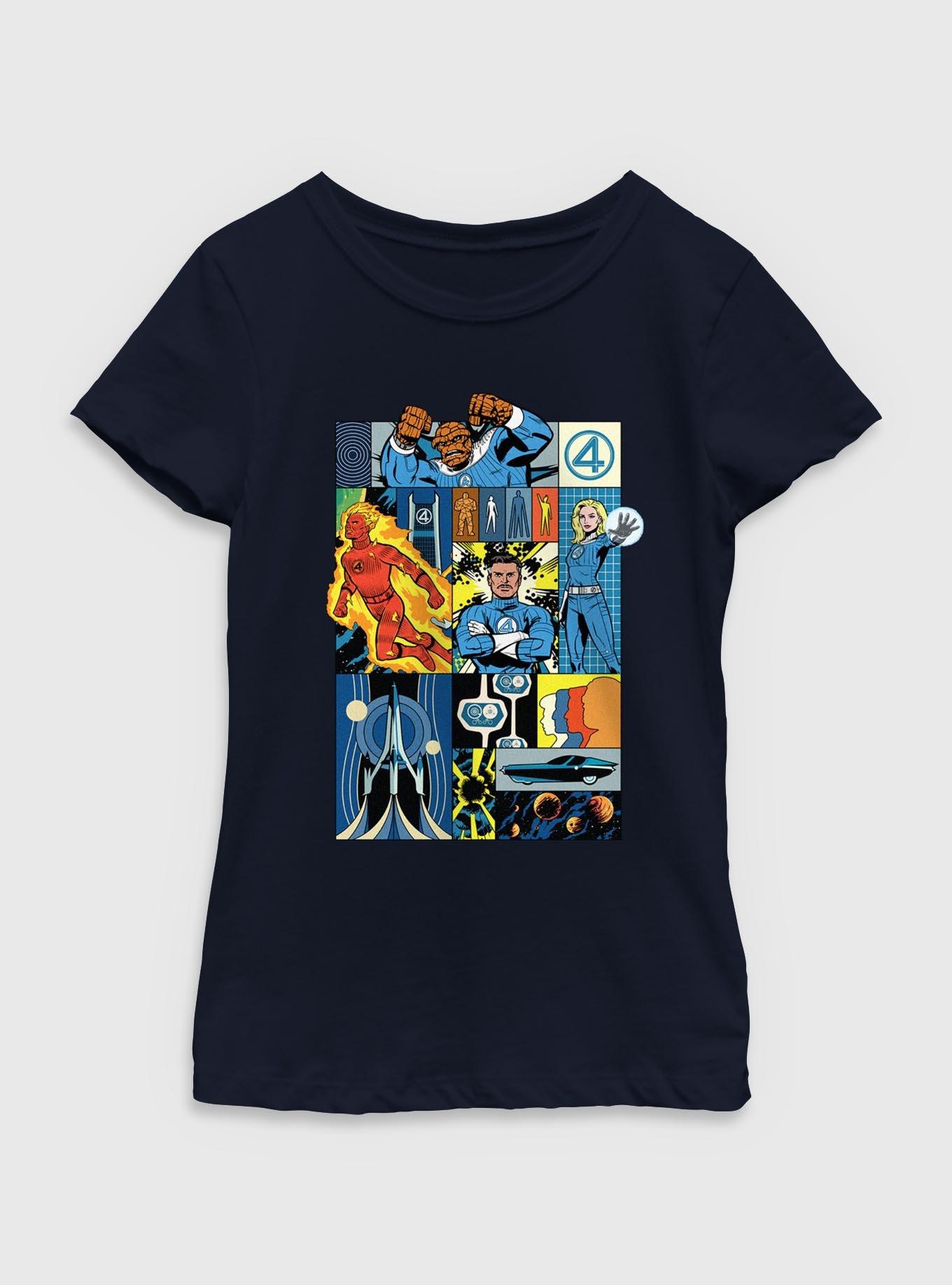 Marvel The Fantastic Four: First Steps Classic Fantastic Four Youth Girls T-Shirt
