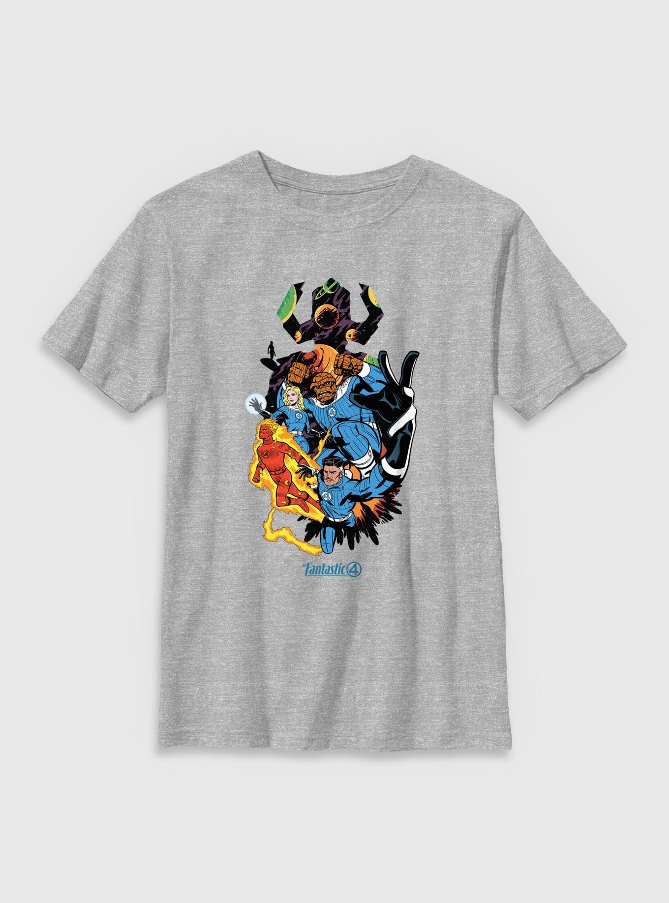 Marvel The Fantastic Four: First Steps Galactus Vs. Fantastic Four Youth T-Shirt