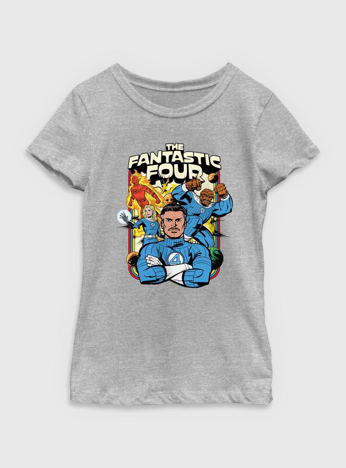 Marvel The Fantastic Four: First Steps Fantastic Comic Youth Girls T-Shirt, , hi-res
