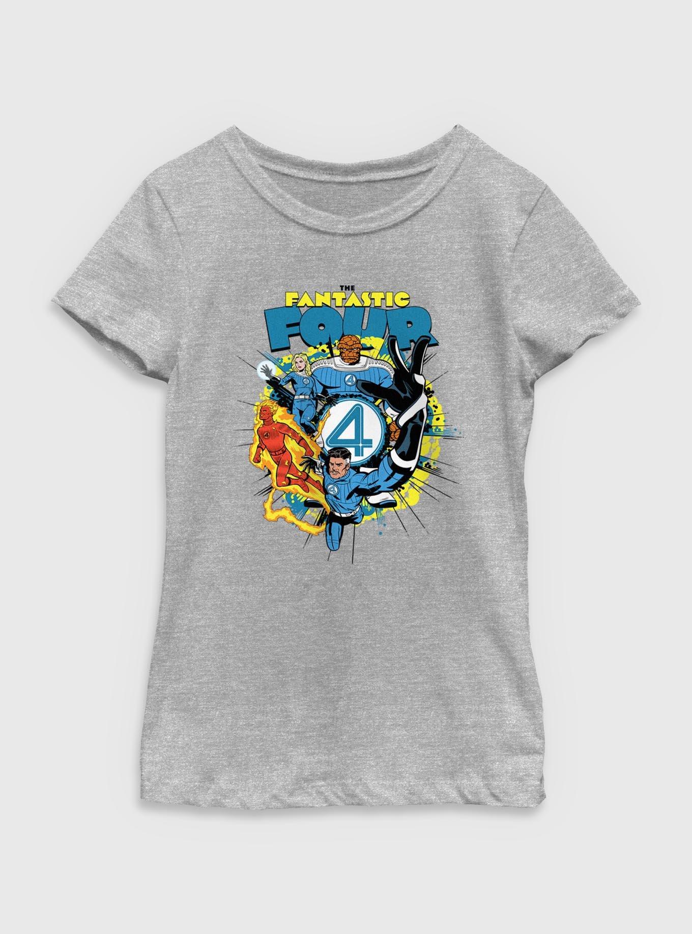 Marvel The Fantastic Four: First Steps Vintage Youth Girls T-Shirt, , hi-res