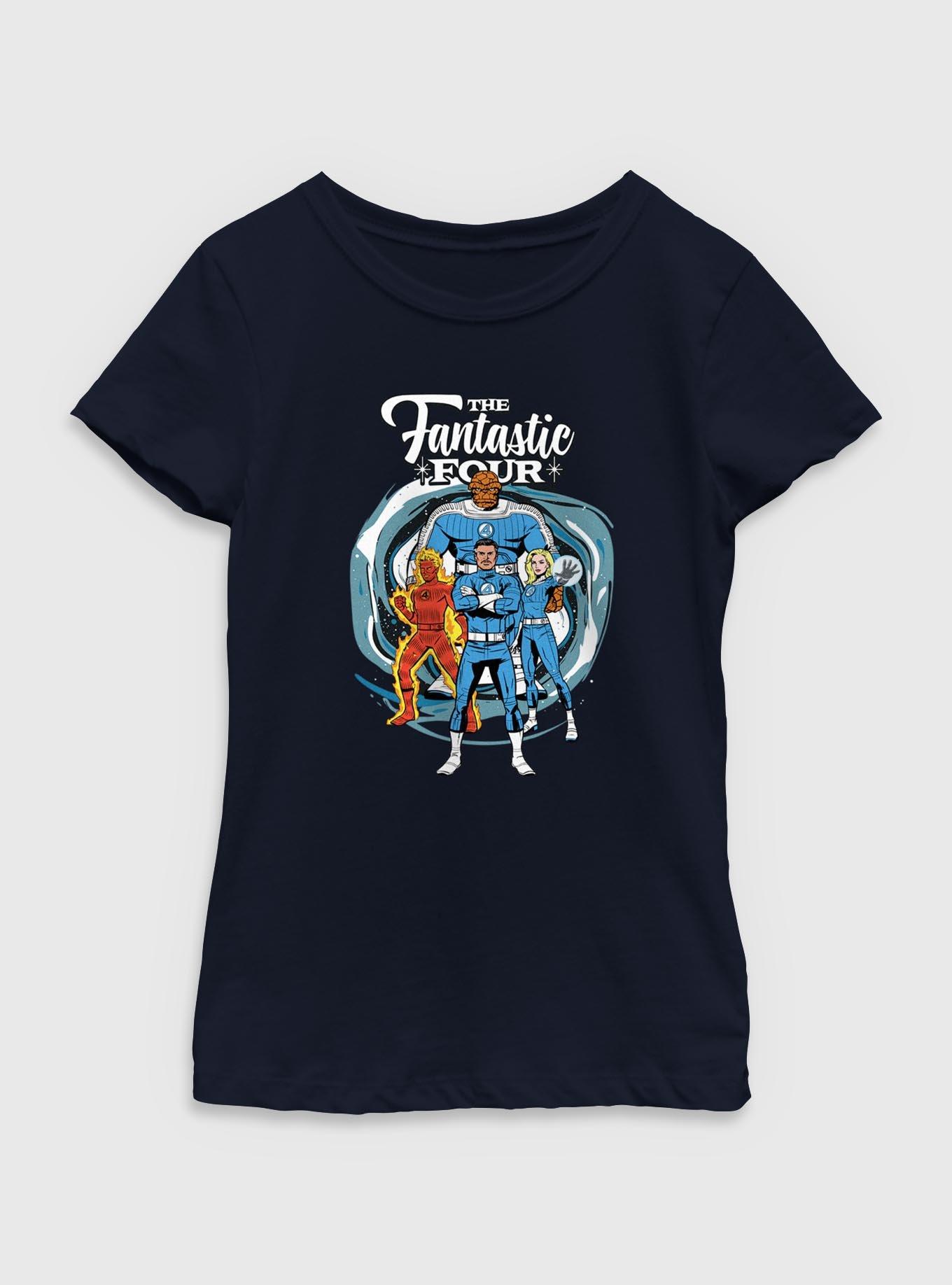 Marvel The Fantastic Four: First Steps Power Pose Youth Girls T-Shirt