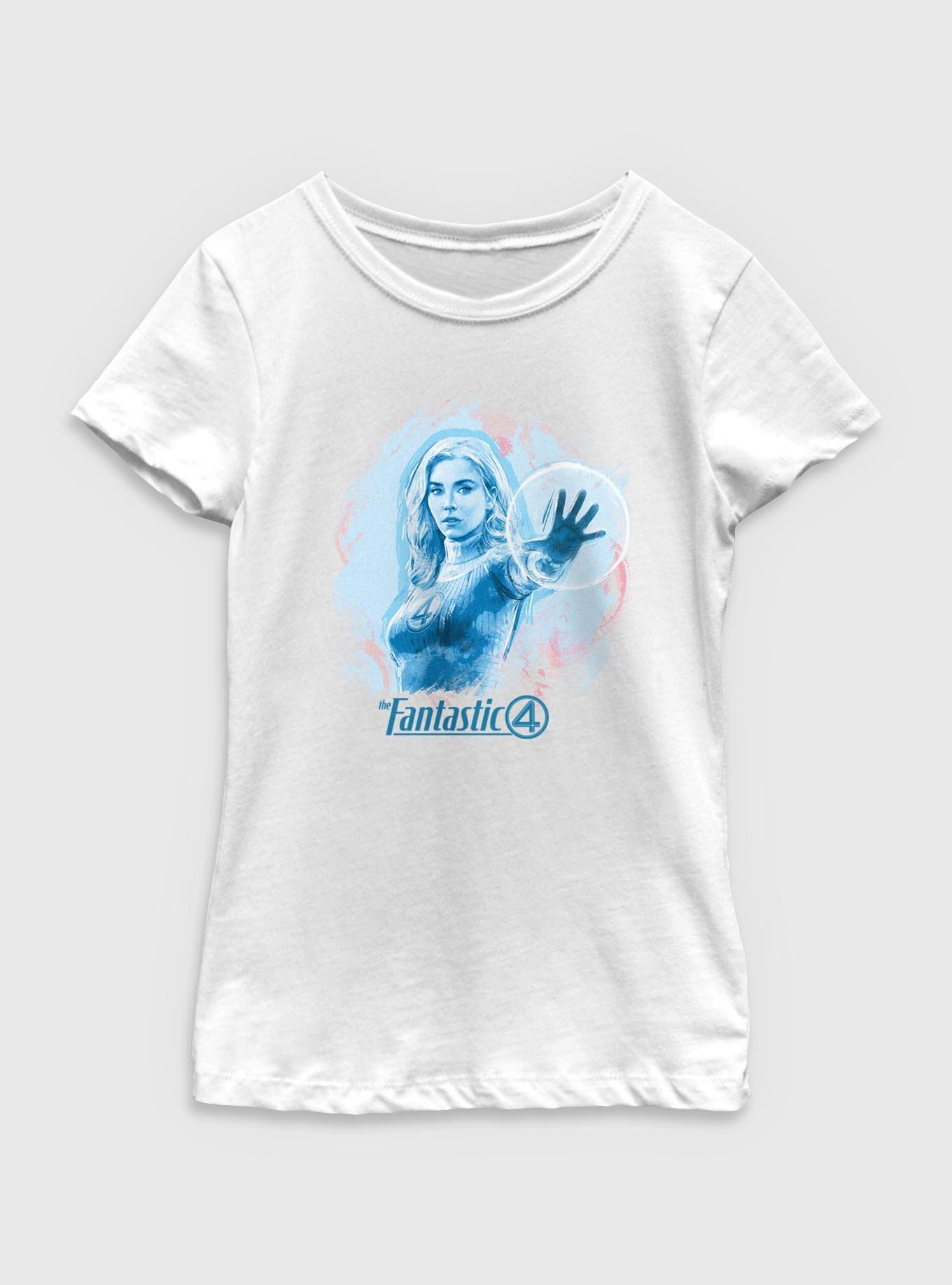 Marvel The Fantastic Four: First Steps Susan Storm Hero Invisible Woman Youth Girls T-Shirt, , hi-res