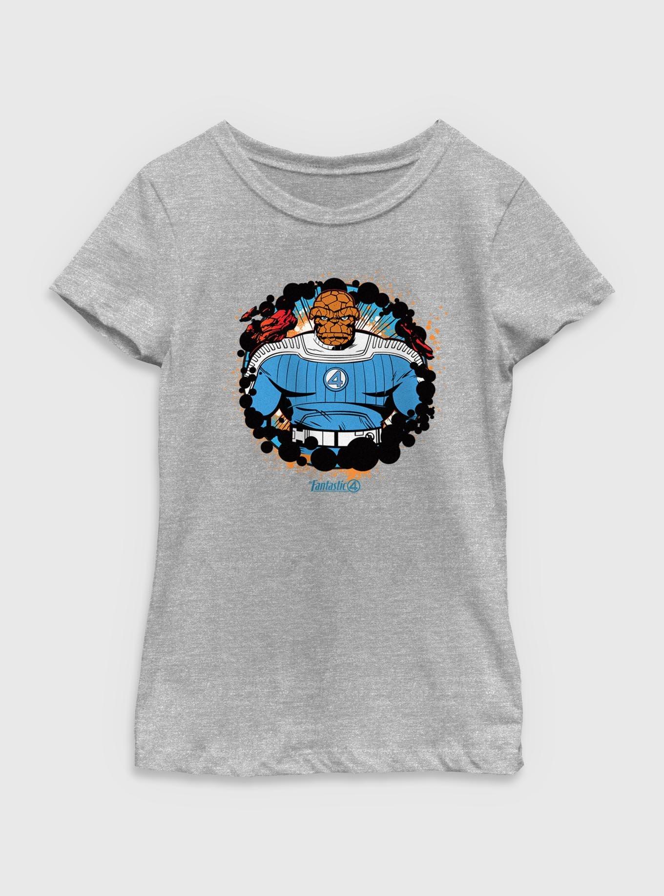 Marvel The Fantastic Four: First Steps Ben Grimm The Thing Power Youth Girls T-Shirt, , hi-res