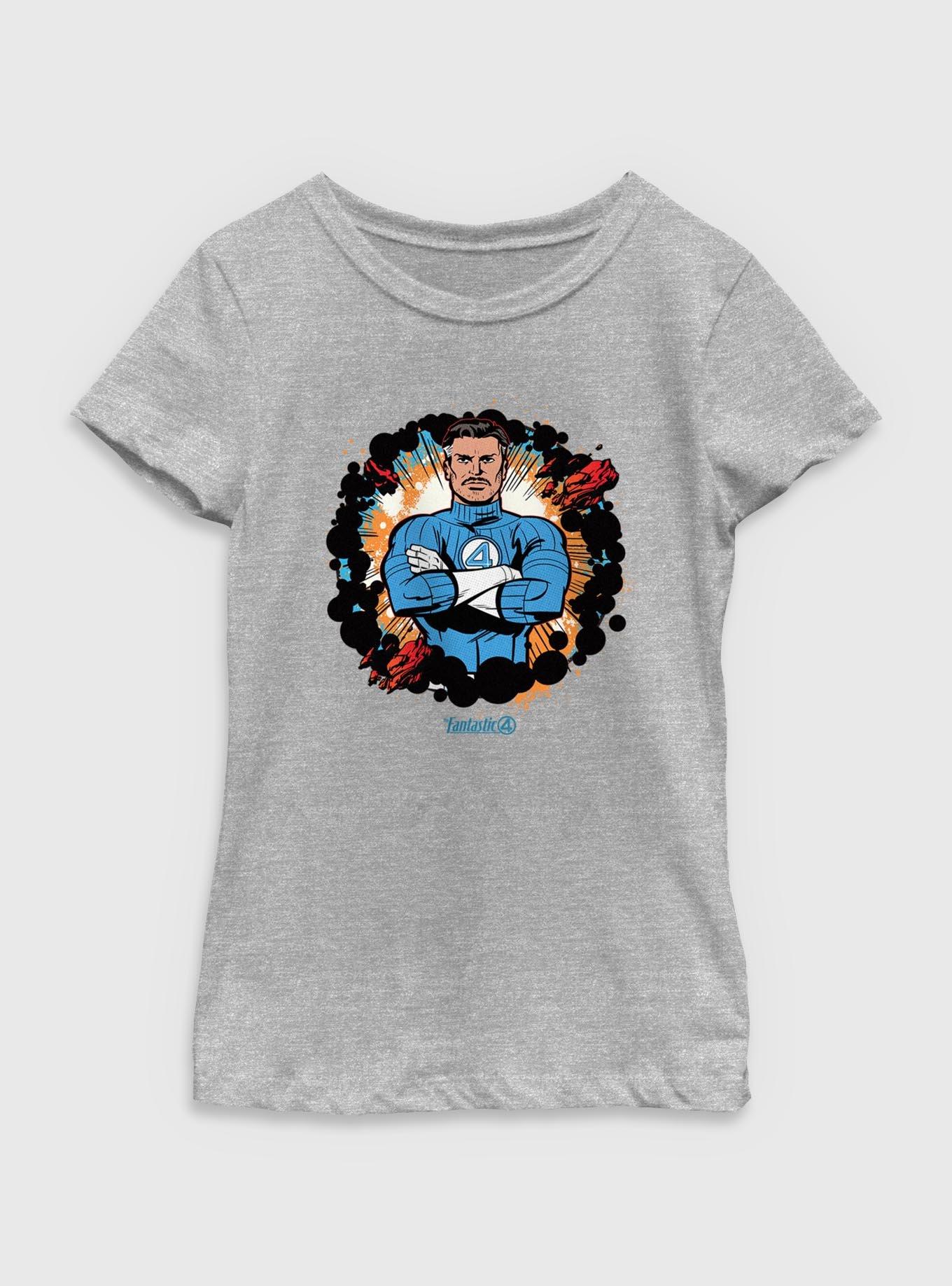 Marvel The Fantastic Four: First Steps Reed Richards Mister Fantastic Power Youth Girls T-Shirt