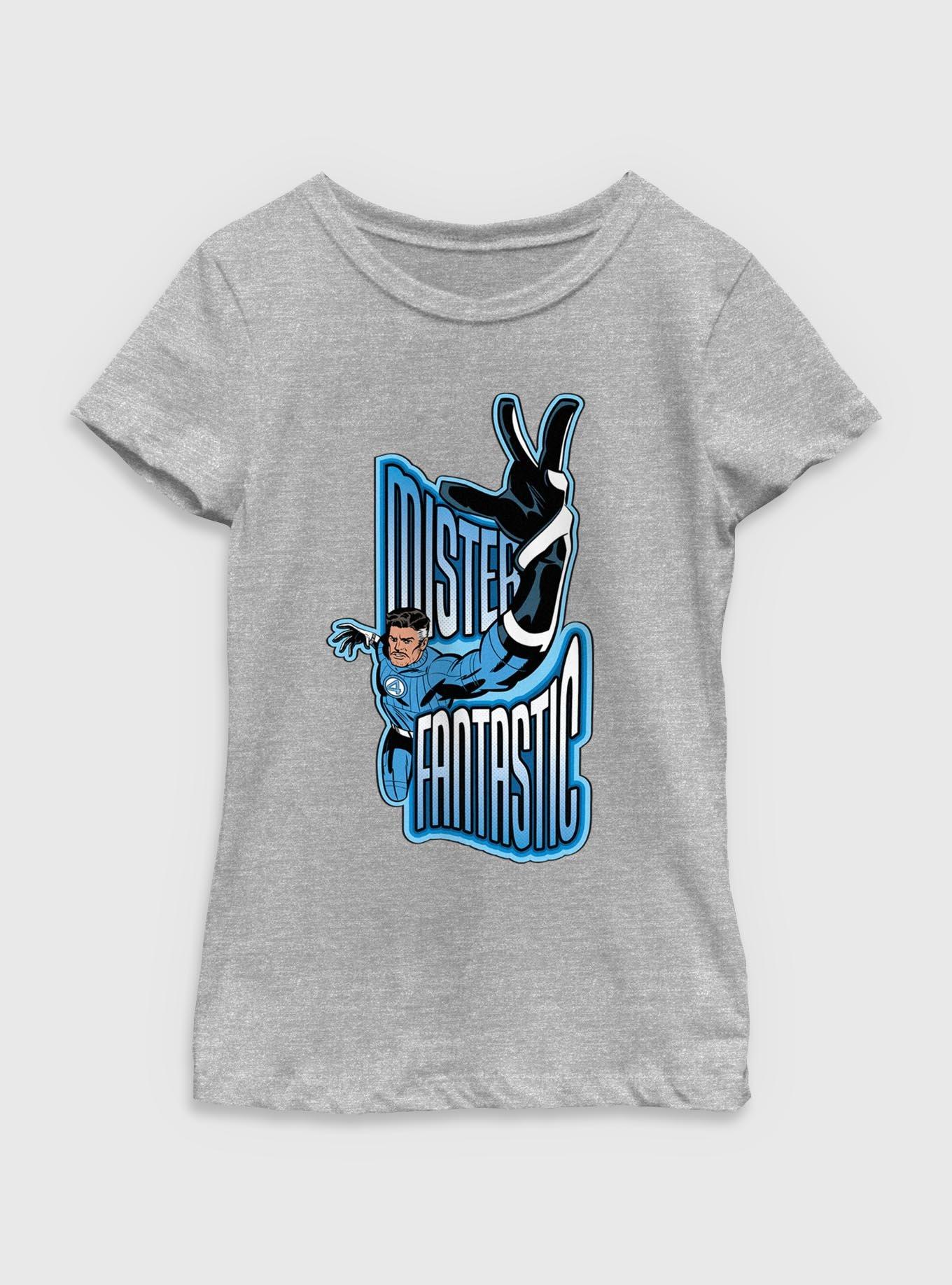 Marvel The Fantastic Four: First Steps Mister Fantastic Elastic Power Youth Girls T-Shirt, , hi-res