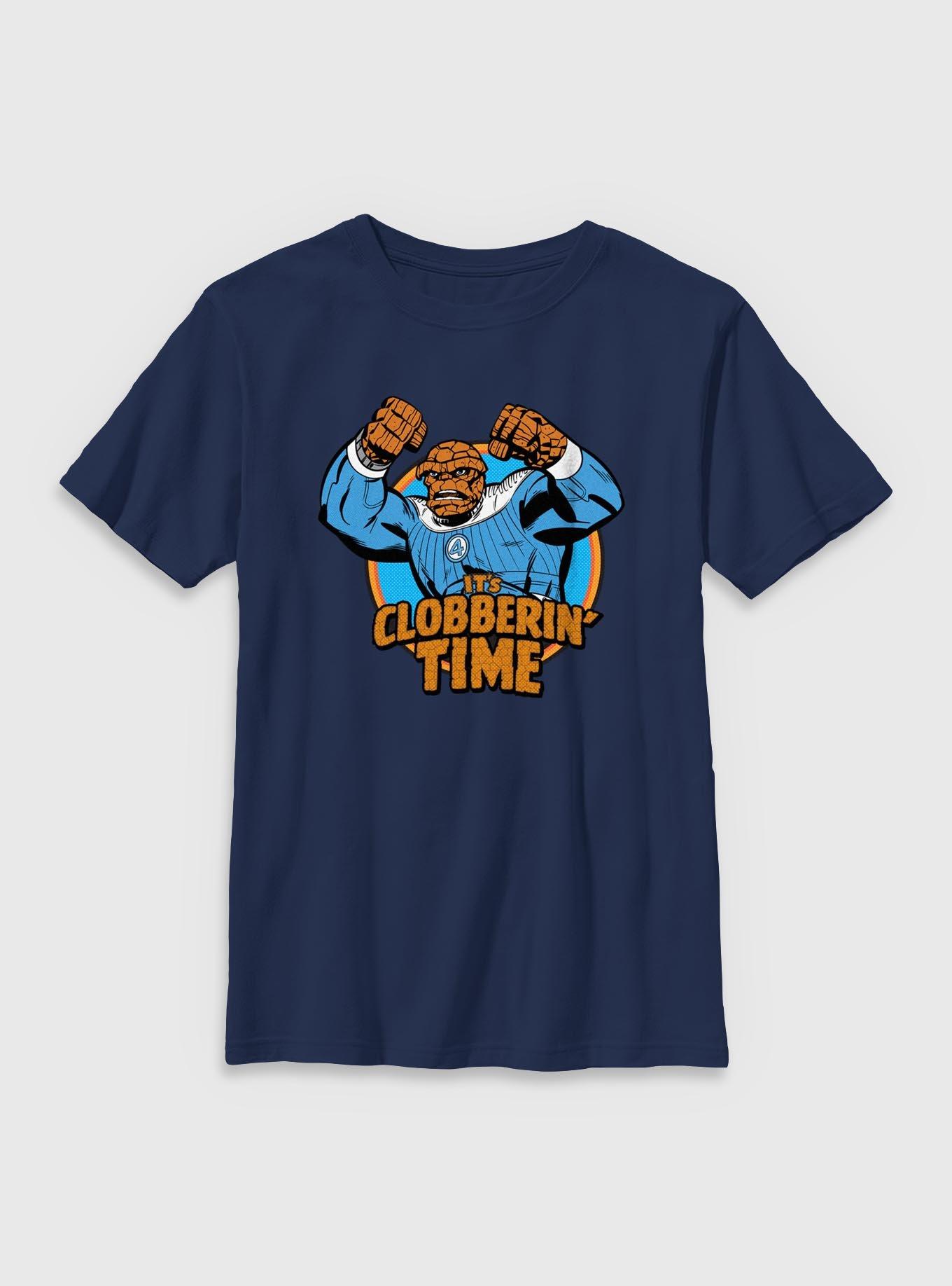 Marvel The Fantastic Four: First Steps The Thing It's Clobberin' Time Youth T-Shirt