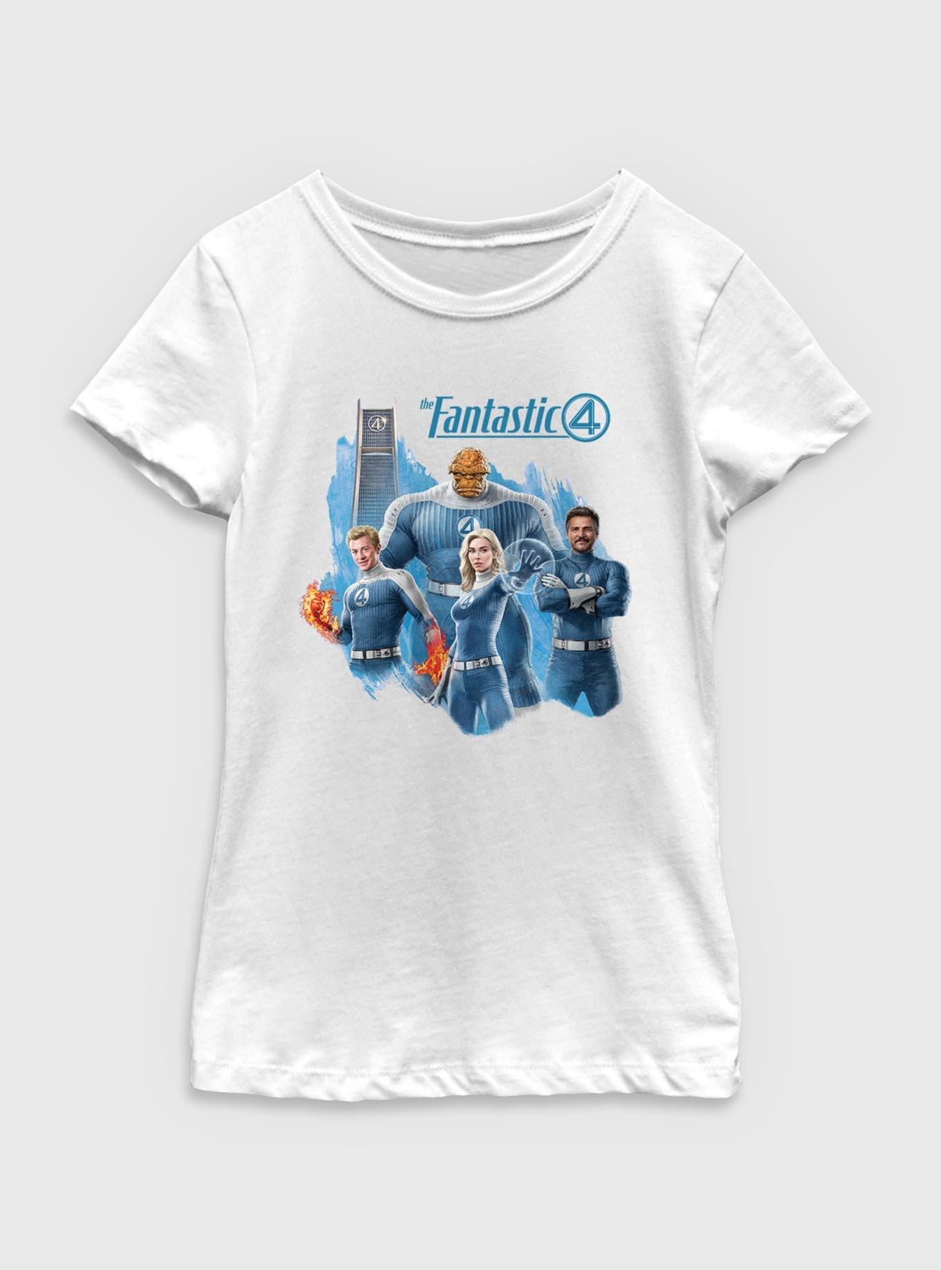 Marvel The Fantastic Four: First Steps Fantastic Family Youth Girls T-Shirt