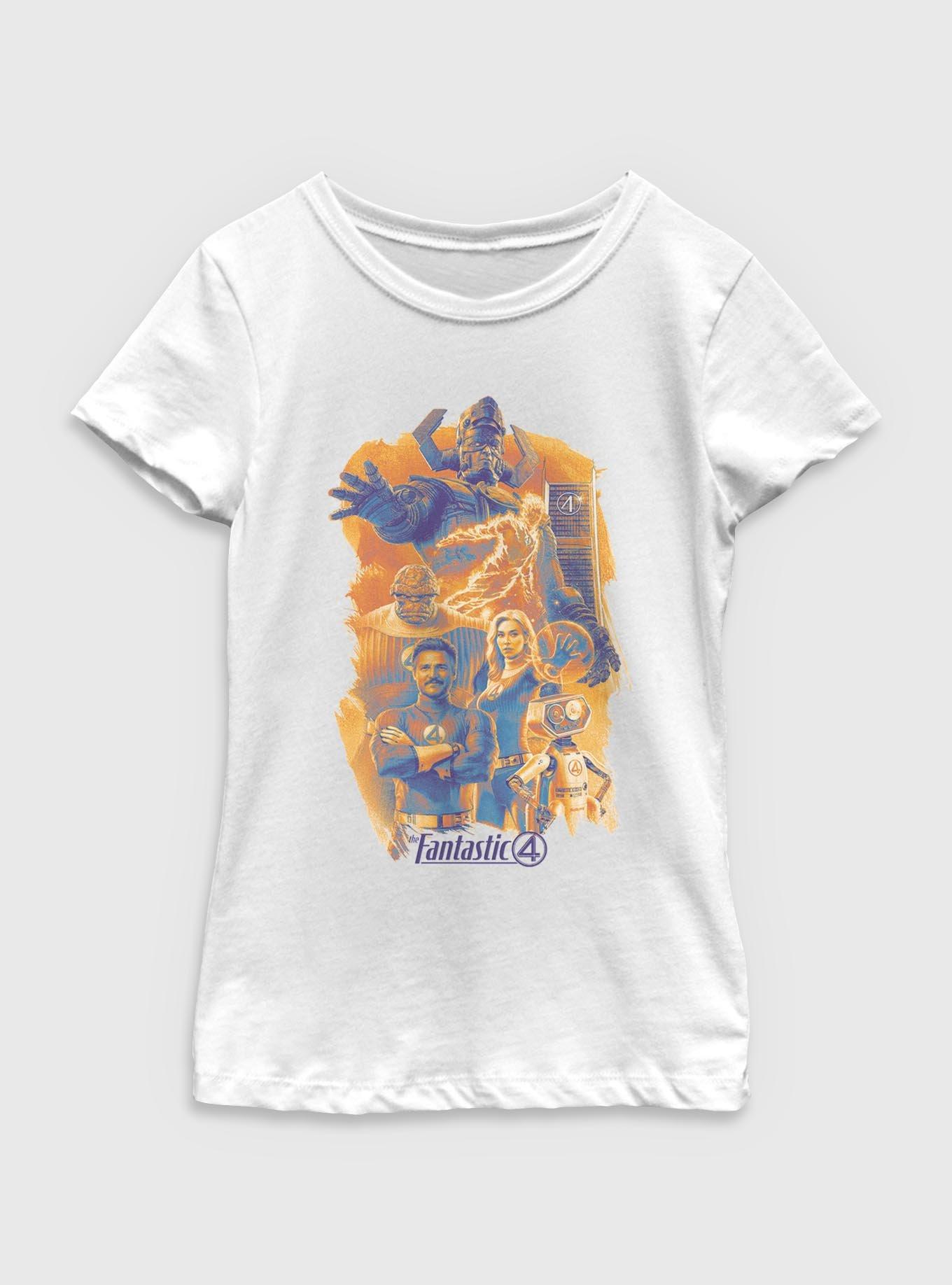Marvel The Fantastic Four: First Steps Fantastic Poster Youth Girls T-Shirt, , hi-res