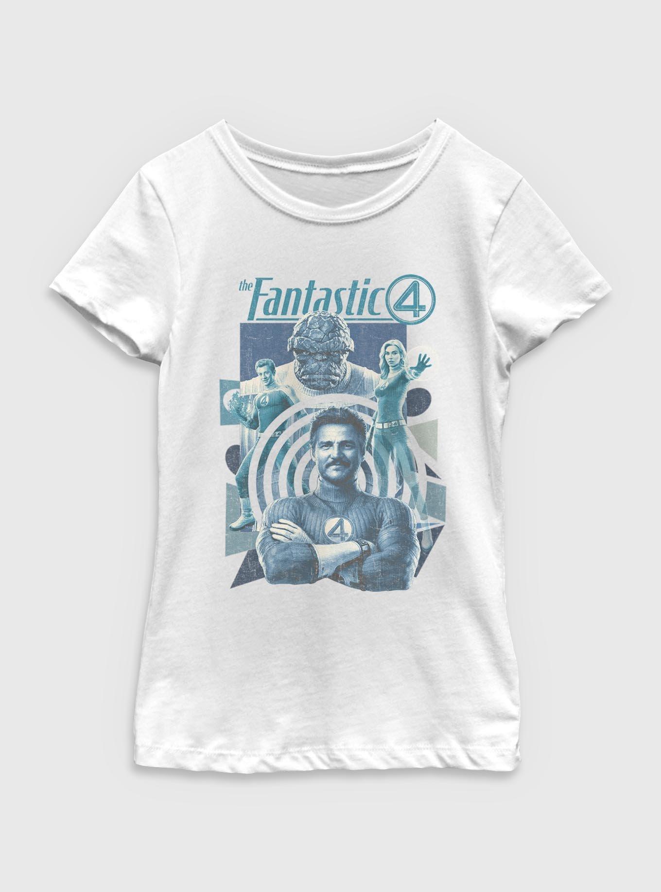 Marvel The Fantastic Four: First Steps Greatest Heroes Youth Girls T-Shirt, , hi-res