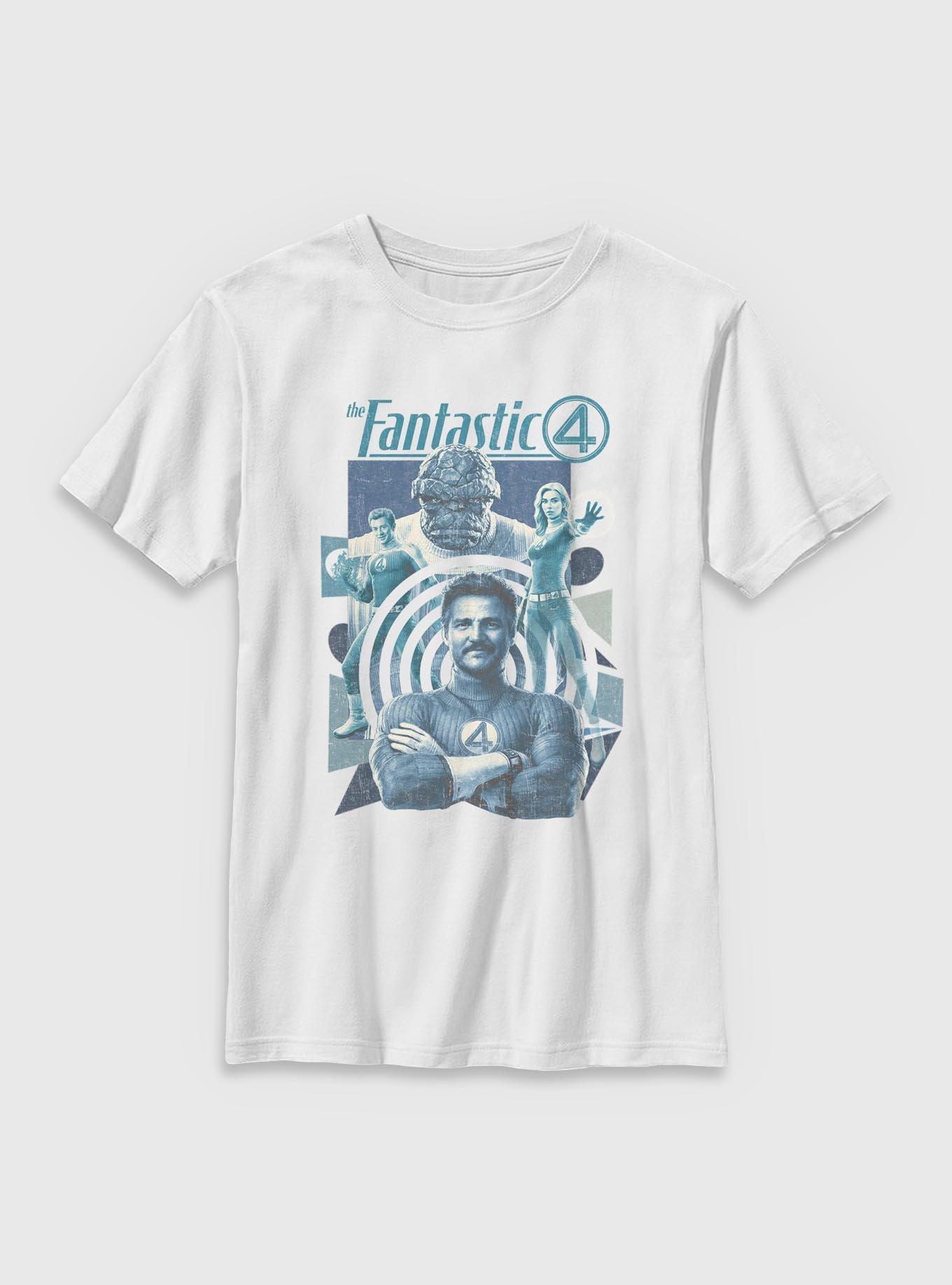 Marvel The Fantastic Four: First Steps Greatest Heroes Youth T-Shirt, , hi-res