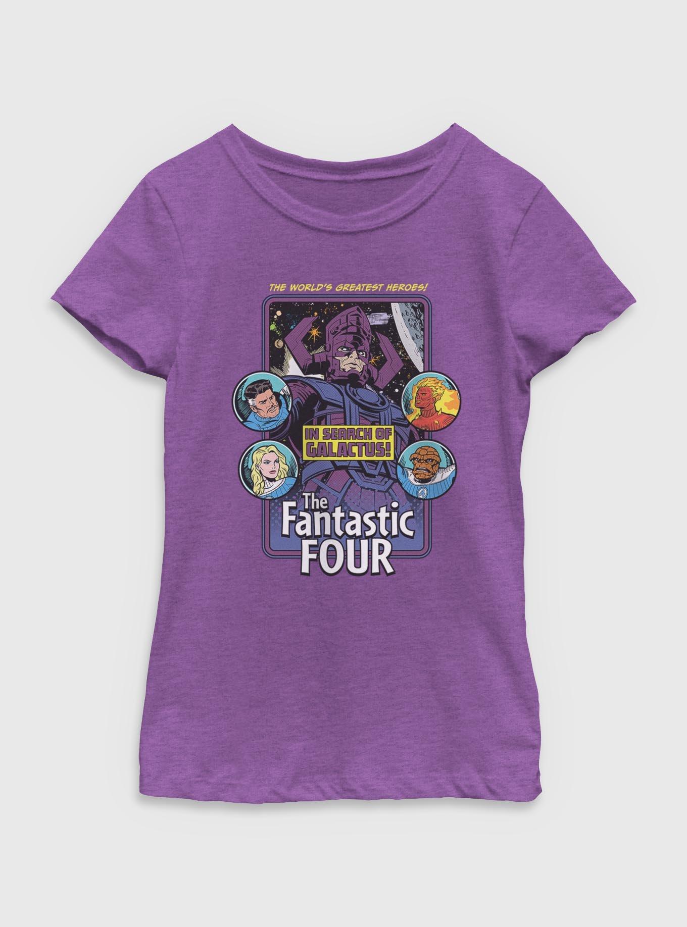 Marvel The Fantastic Four: First Steps In Search Of Galactus Youth Girls T-Shirt, , hi-res