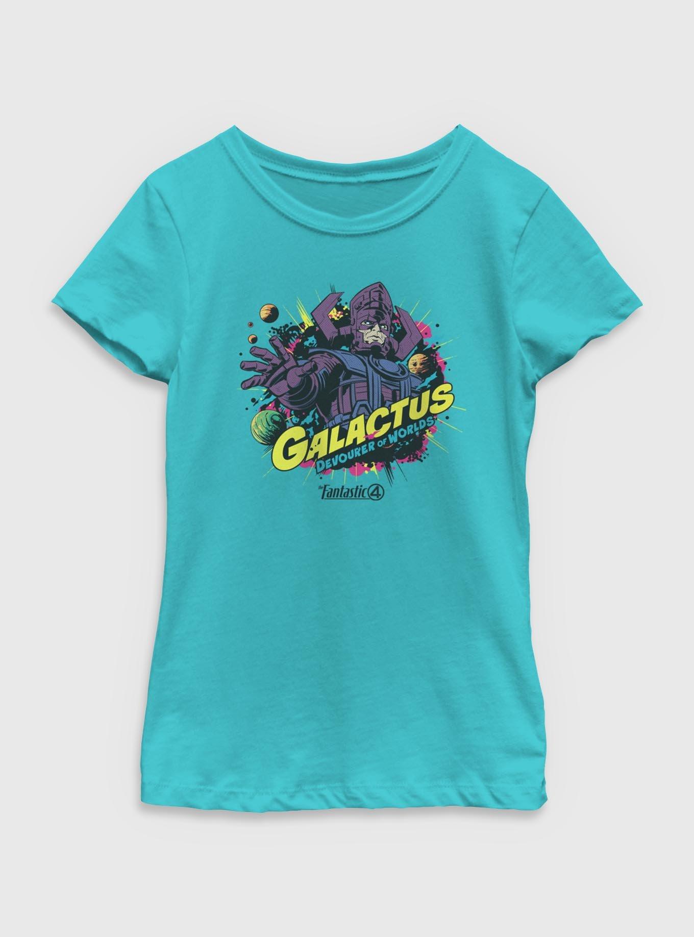 Marvel The Fantastic Four: First Steps Galactus Devourer Of Worlds Youth Girls T-Shirt, , hi-res